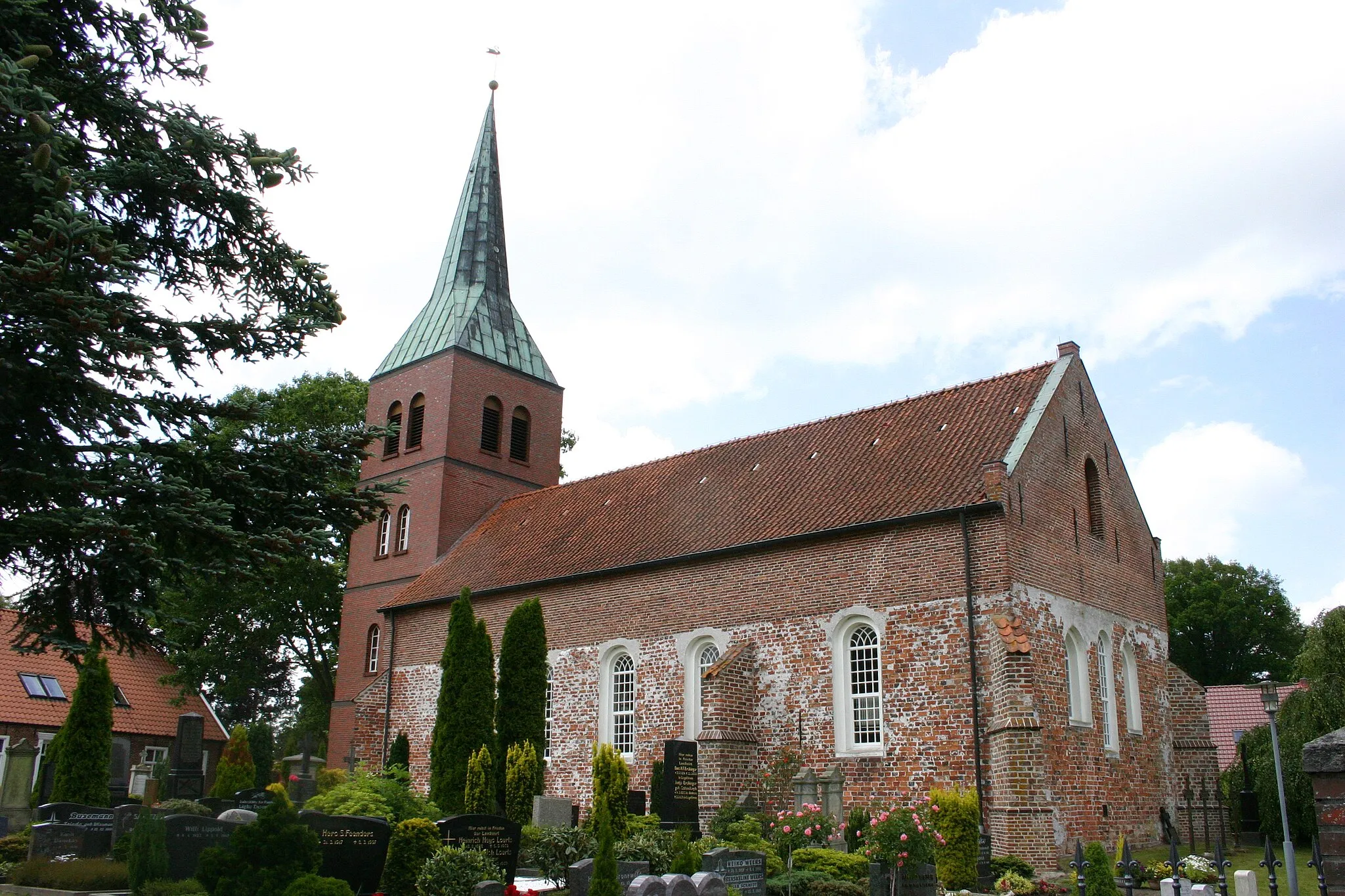 Photo showing: Historic church in Logabirum, district of Leer, East Frisia, Germany