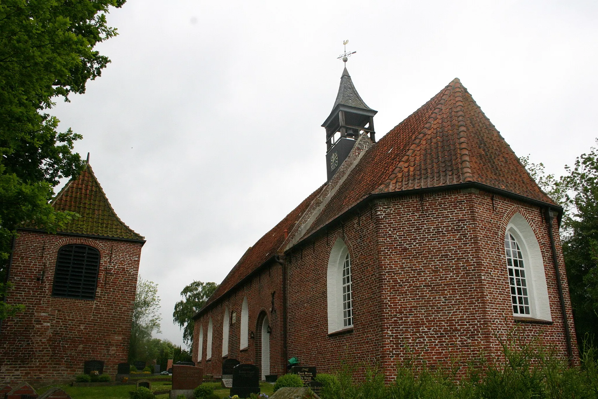 Photo showing: Historic church (reformed) in Jennelt, district of Aurich, East Frisia, Germany