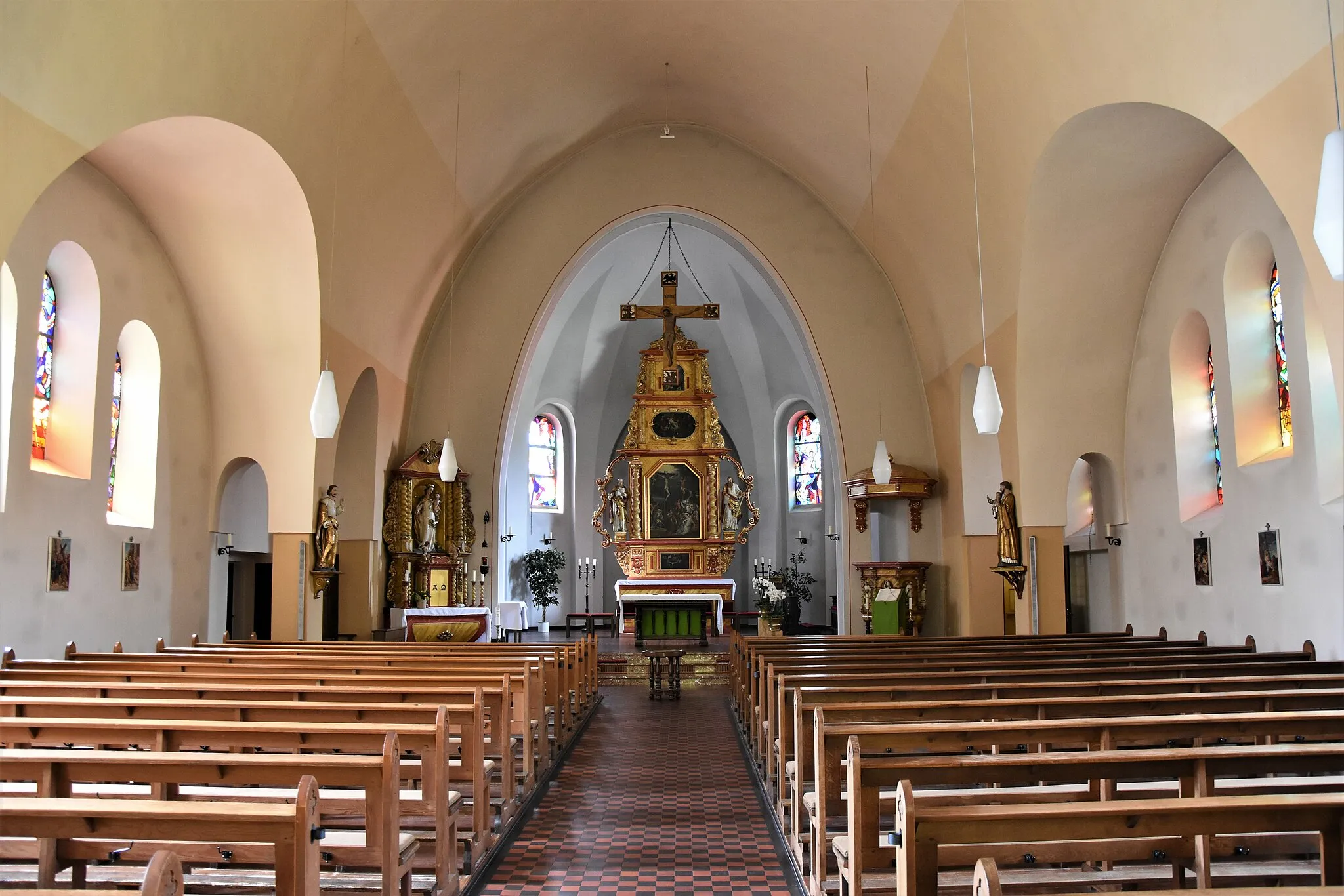 Photo showing: St. Maria Rosenkranz (Hollenstede)-Altar