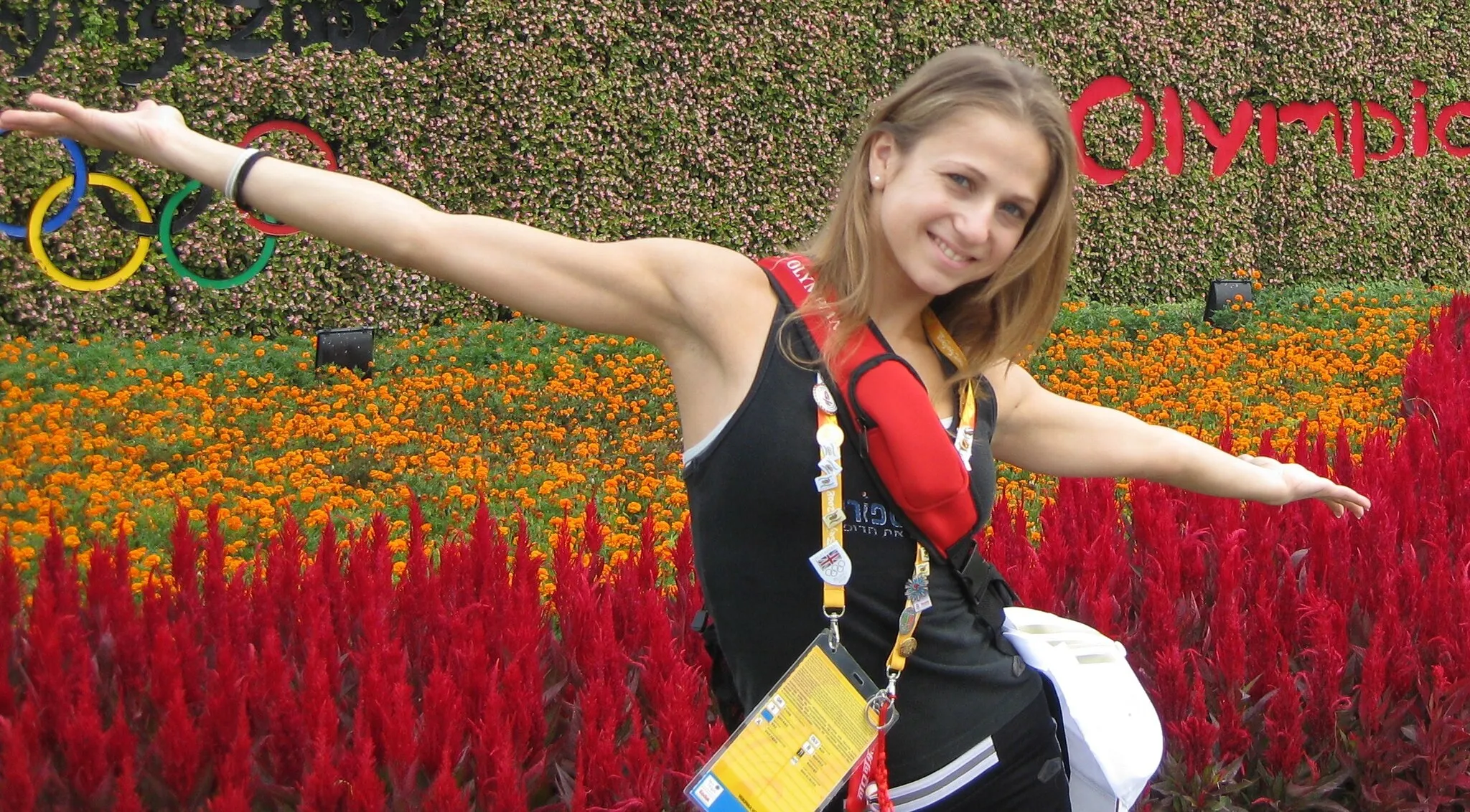 Photo showing: Veronika Vitenberg at the Olympic Village, Beijing 2008 Summer Olympics