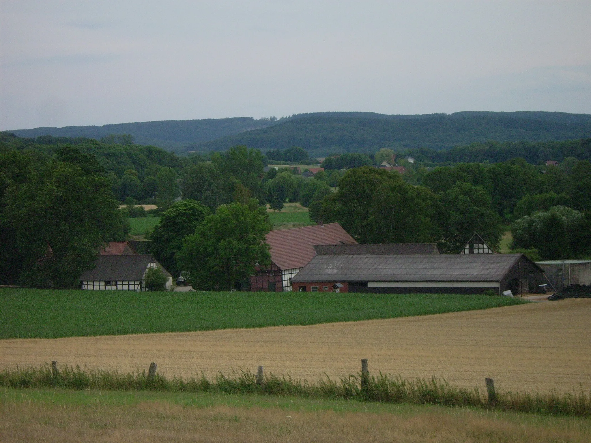 Photo showing: Blick vom Roten Berg in Hasbergen nach Süden