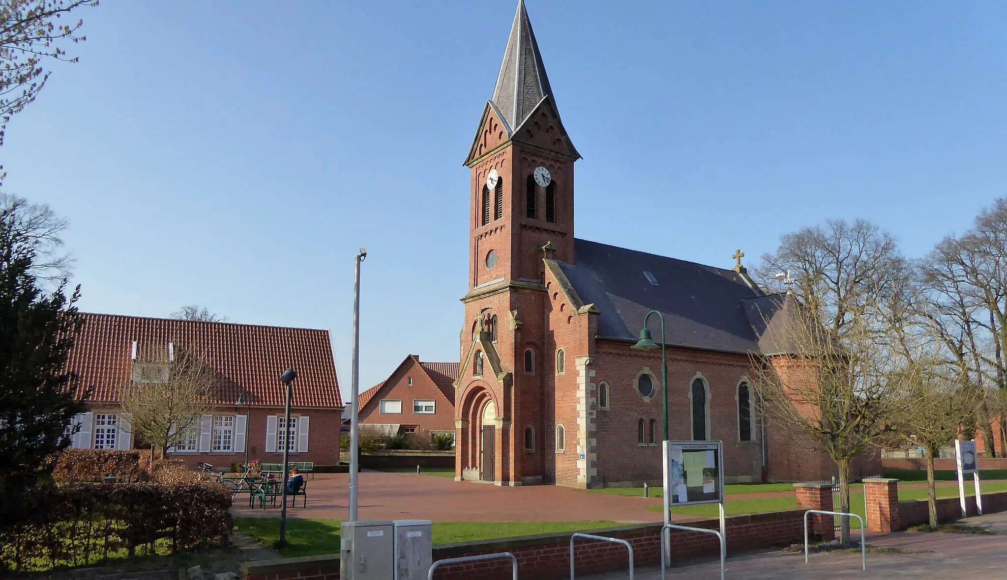 Photo showing: Die Abt St. Antonius Kirche in Engden 2017