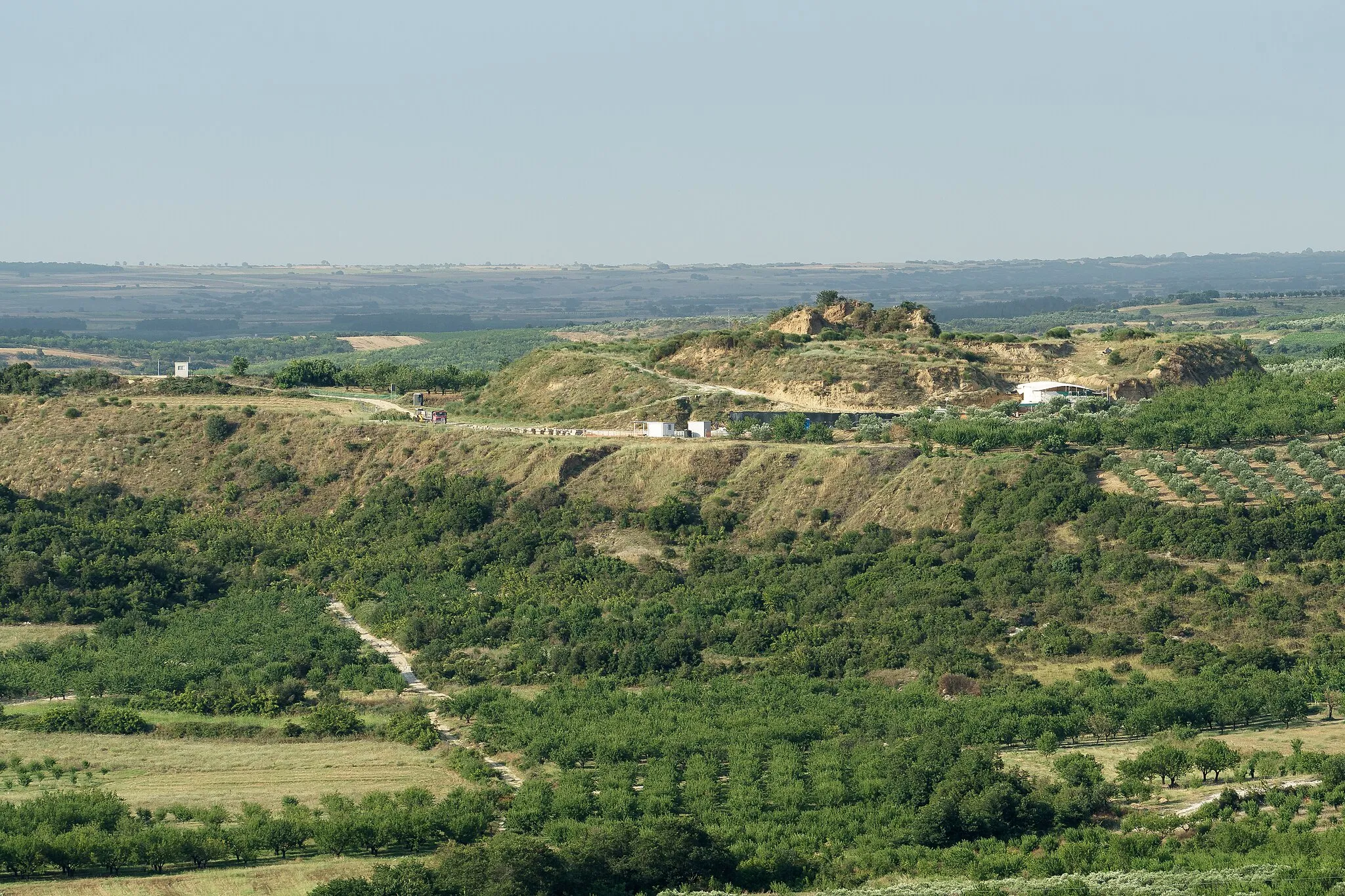 Photo showing: Kasta tumulus - view from Amphipolis