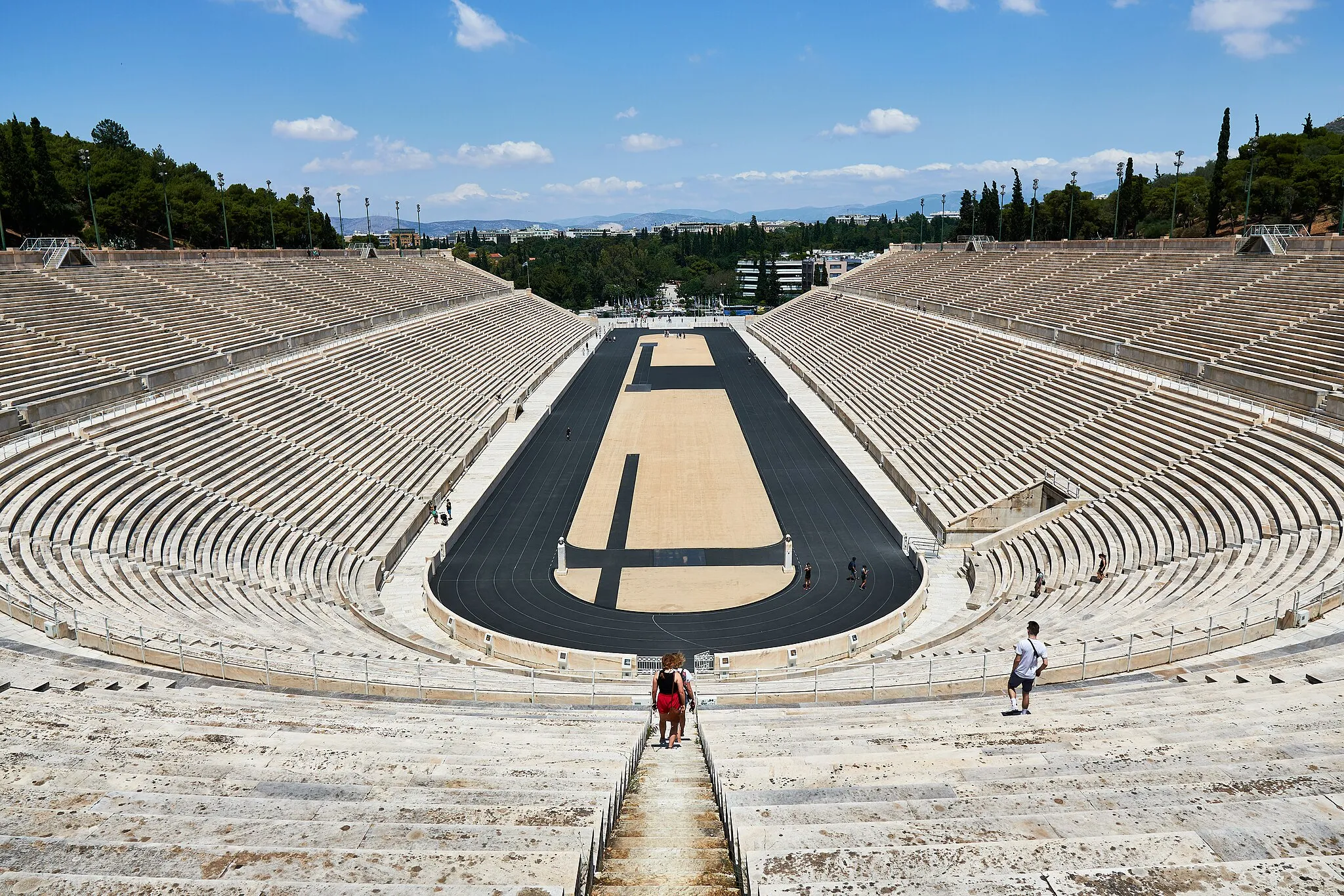 Photo showing: At the Panathenaic Stadium of Athens. Athens, Greece.