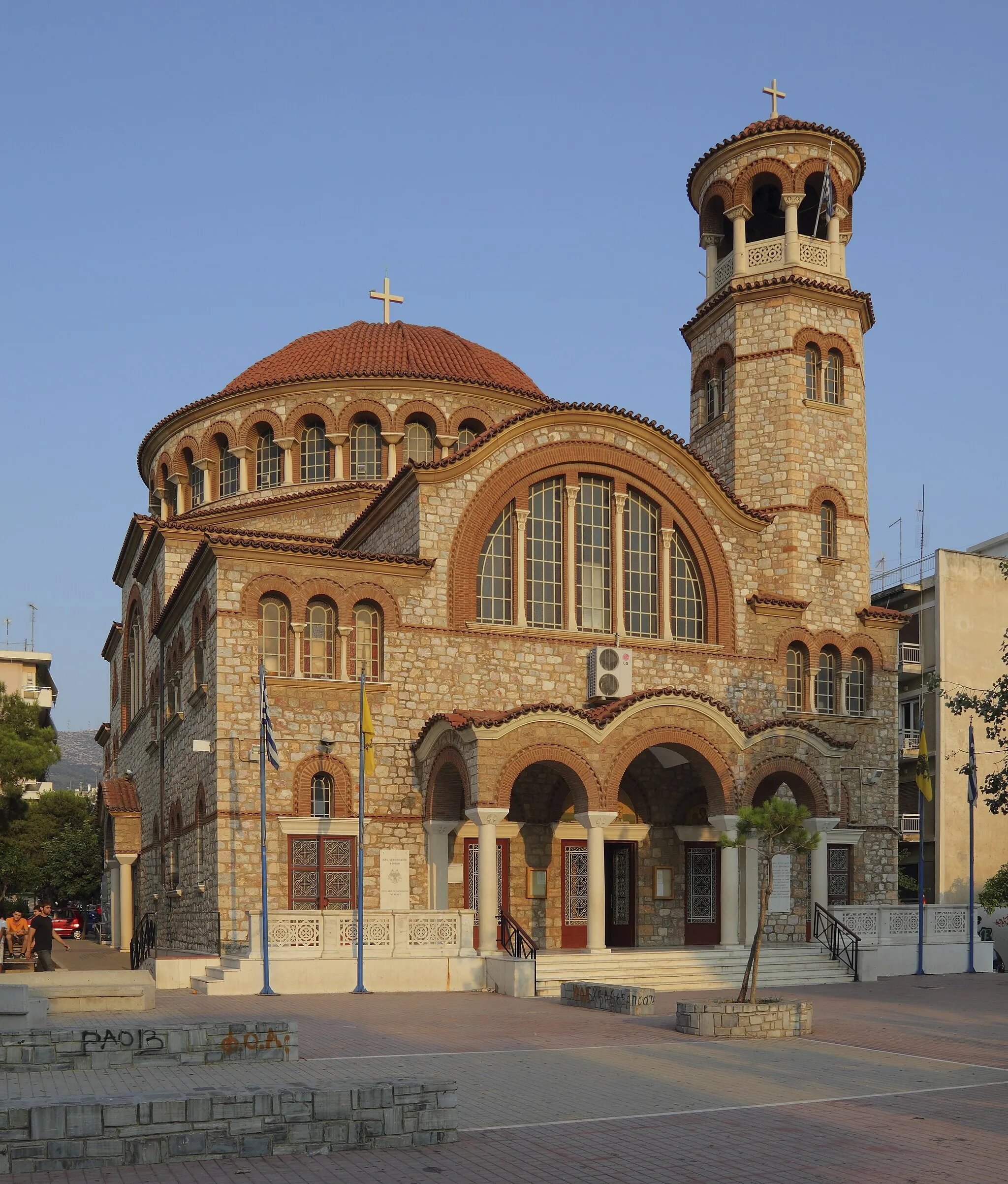 Photo showing: Saint Therapont Church in Zografou (Attica, Greece)