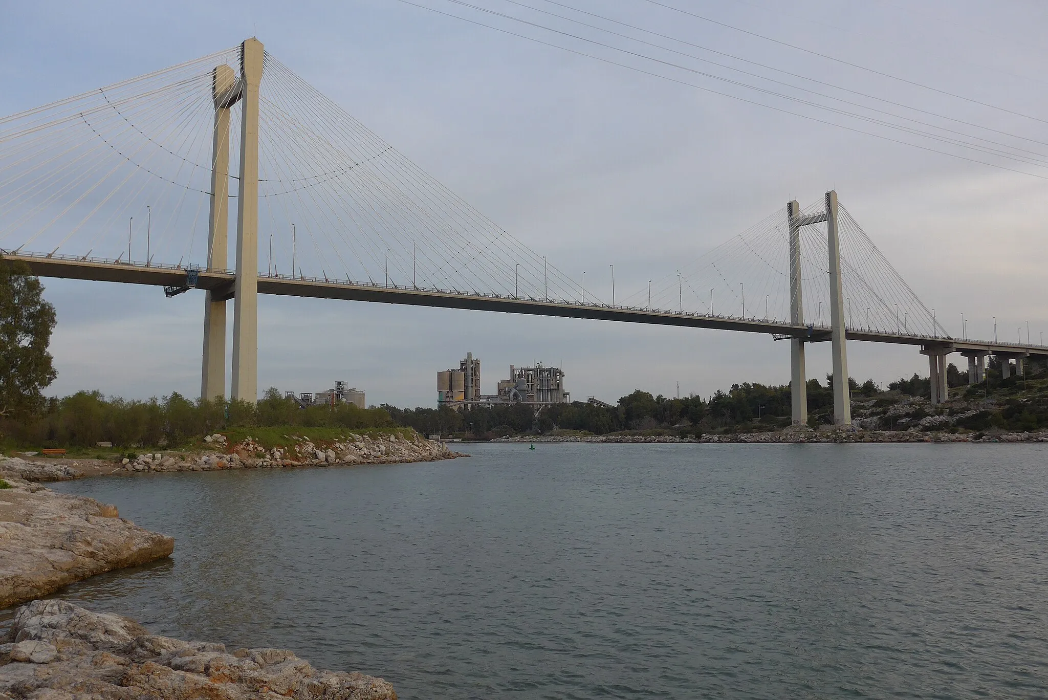 Photo showing: Bridge of Chalcis, Euboea