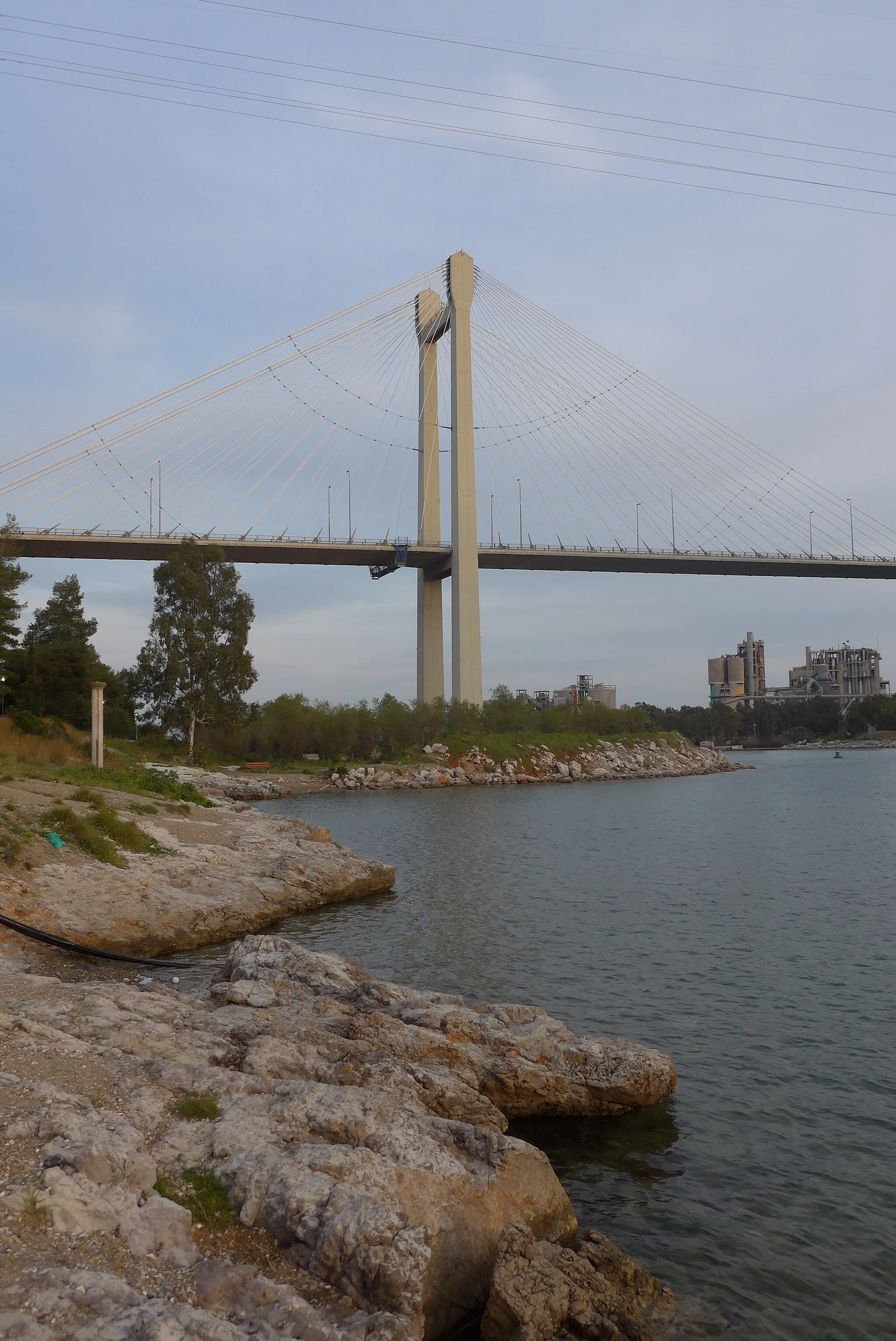 Photo showing: Bridge of Chalcis, Euboea