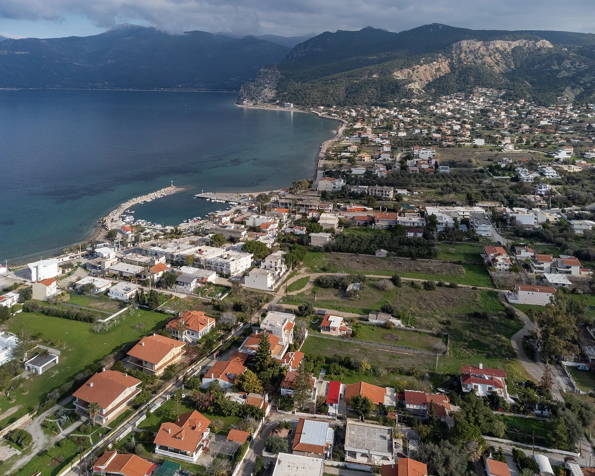 Photo showing: Airview of Kato Alepochori, Attica.
