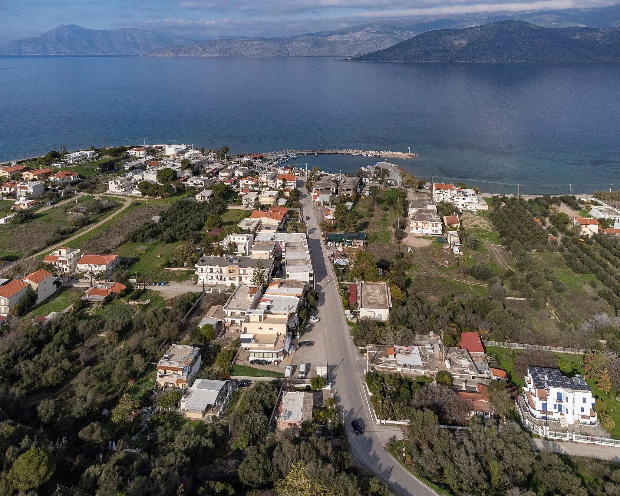 Photo showing: Airview of Kato Alepochori, Attica.