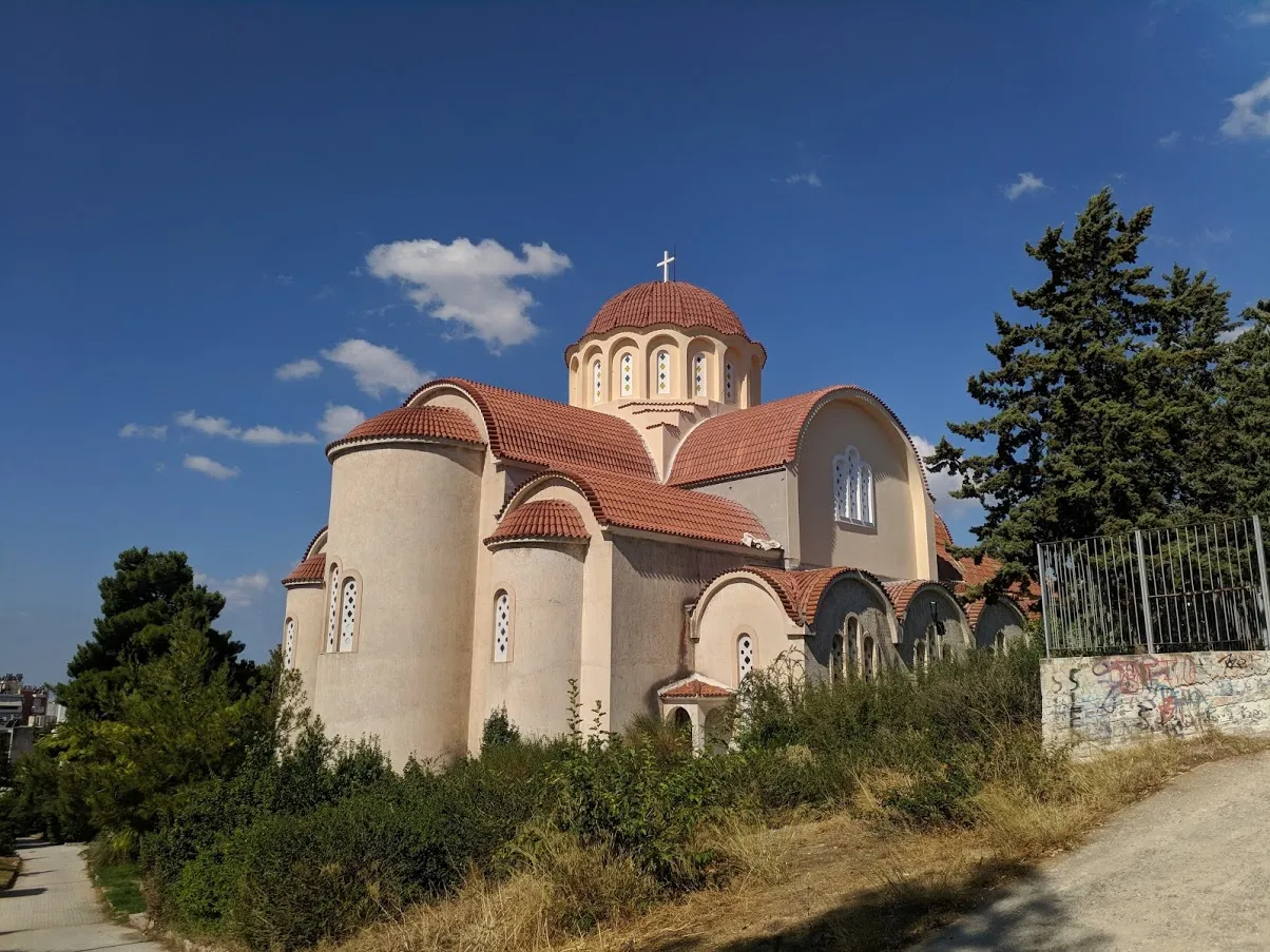 Photo showing: Prophet Elias church at Rizoupoli, Athens, Greece.jpg