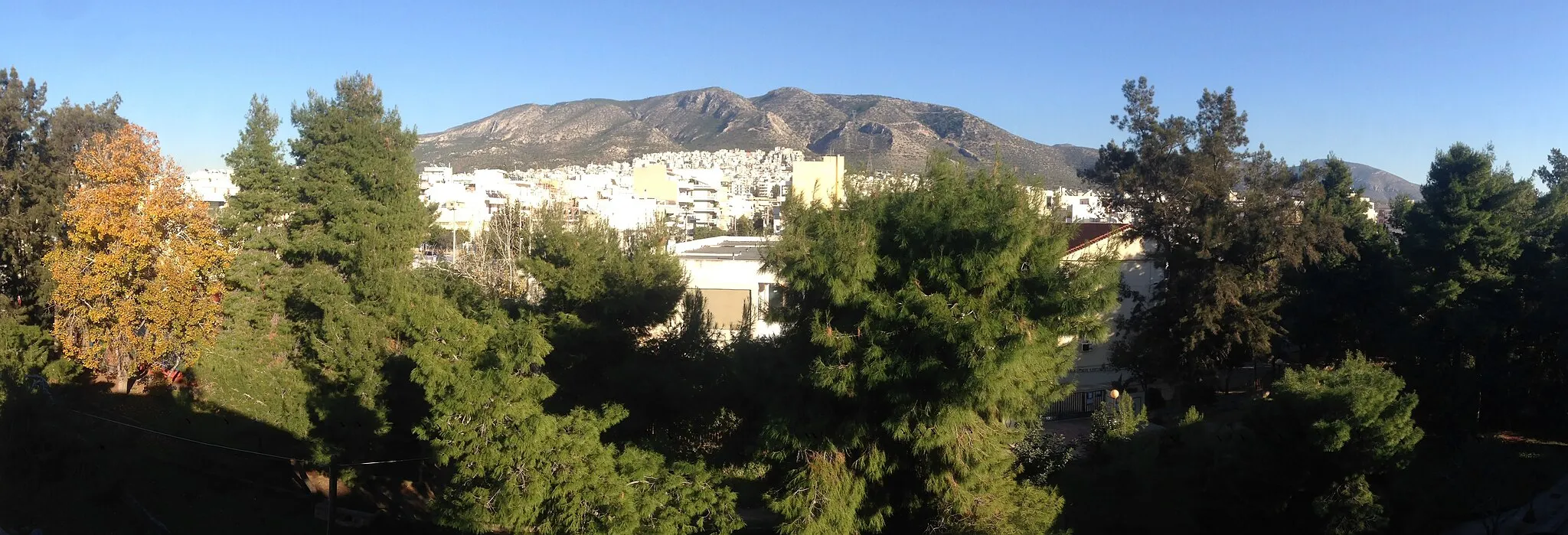 Photo showing: Hymettus viewed from Trachones