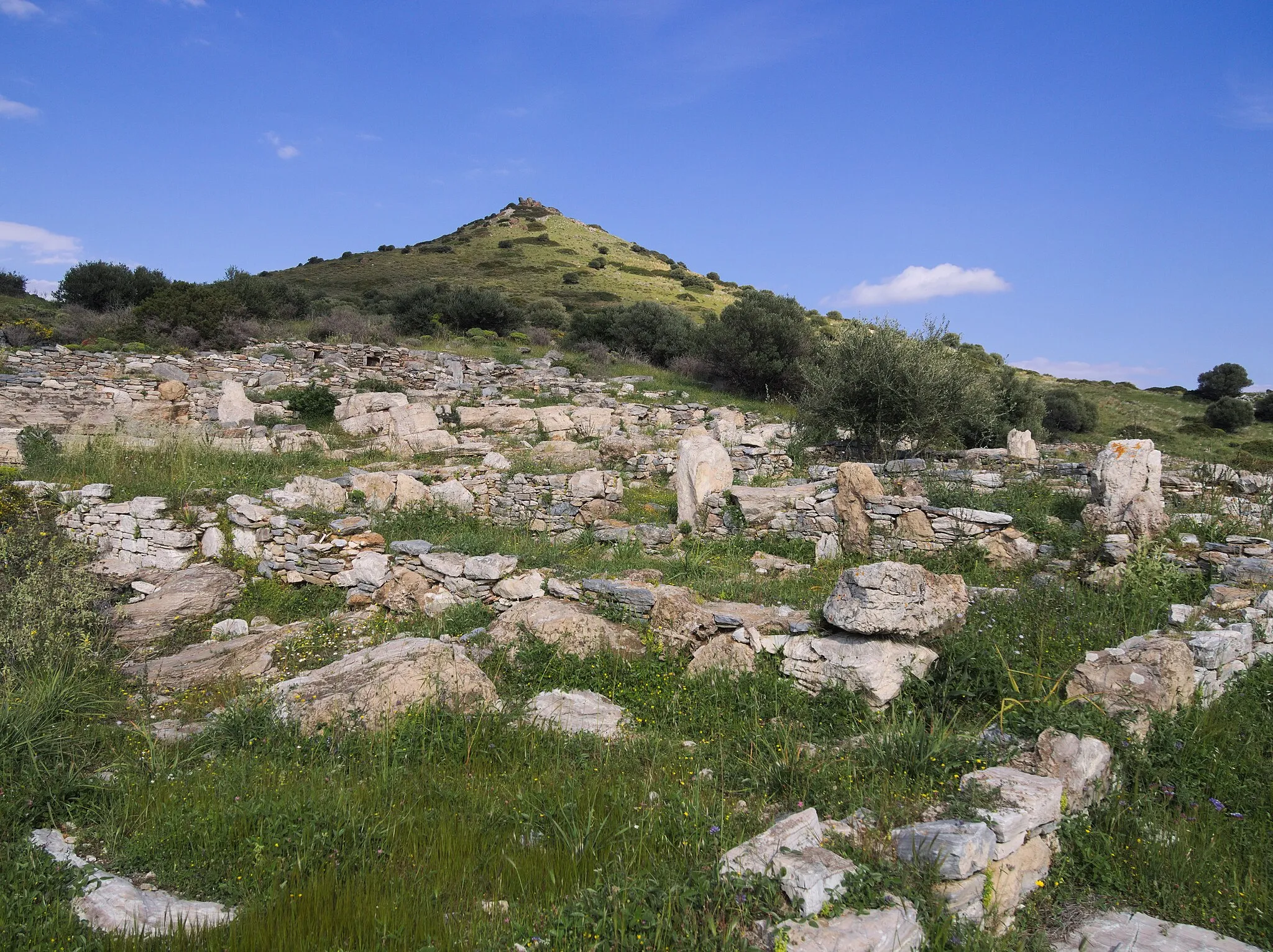 Photo showing: The settlement of Thorikos, dating from classic era.