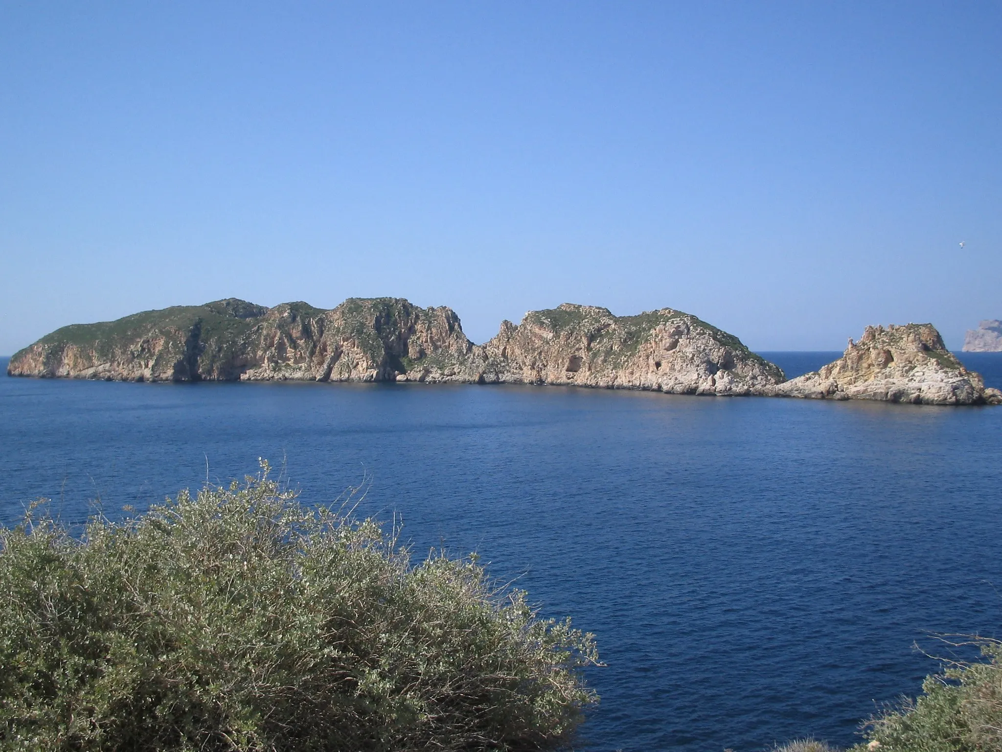 Photo showing: Malgrat Islands in Mallorca, Spain.