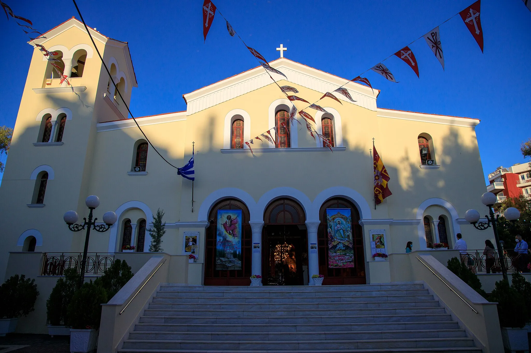 Photo showing: Παναγία Βλαχερνών στην περιοχή της Αμφιάλης