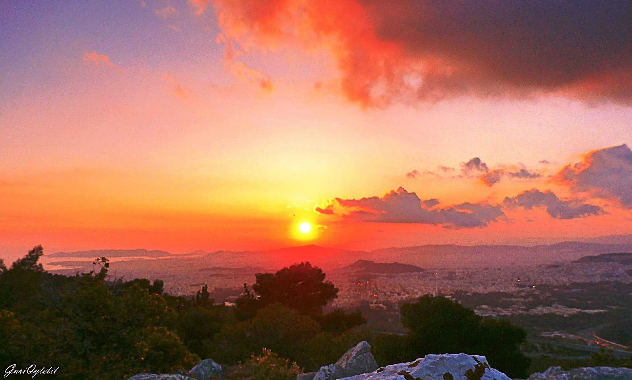 Photo showing: Sunset Athina