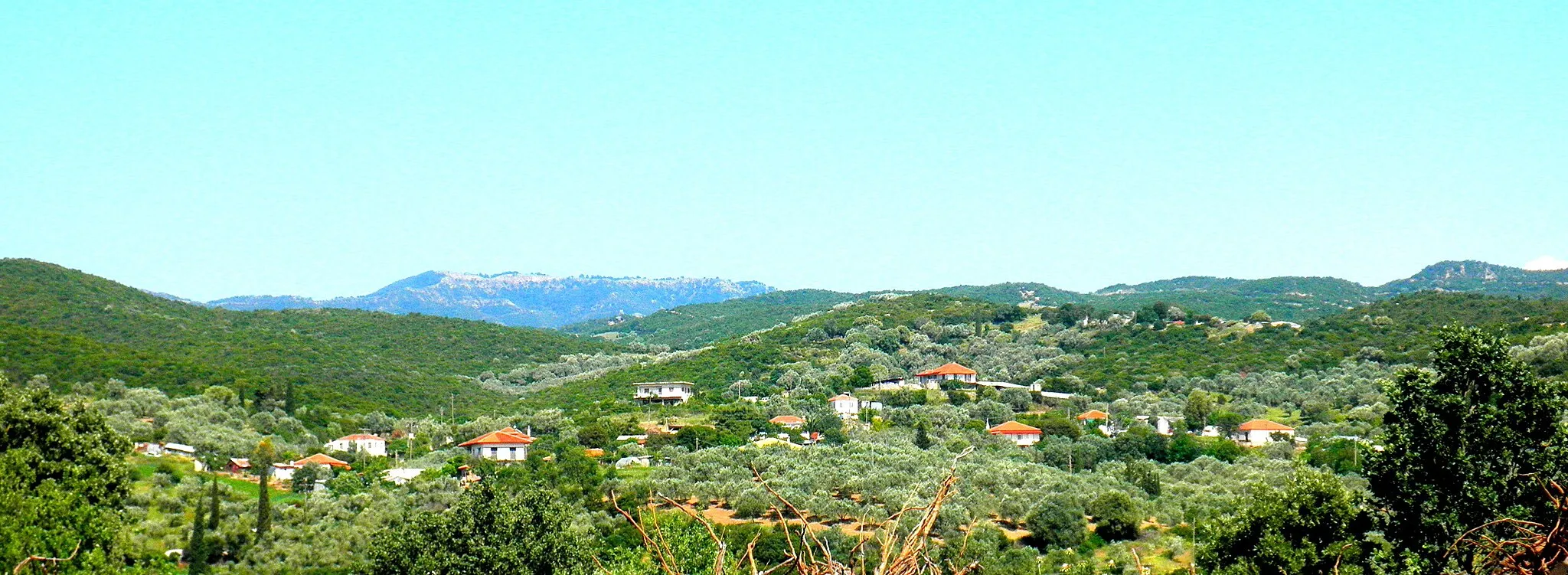 Photo showing: Panoramic of Keramidi village
