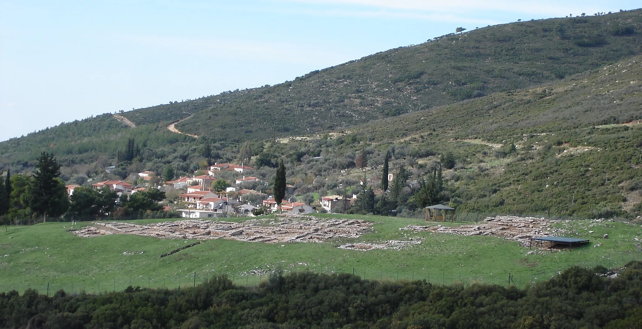 Photo showing: Acient city of Xalandritsa Achaia, Greece Μυκηναϊκός οικισμός Χαλανδρίτσας, Αχαία