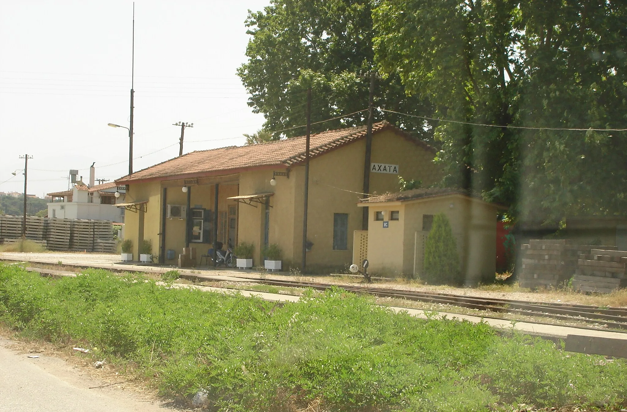 Photo showing: Kato Achaia train station