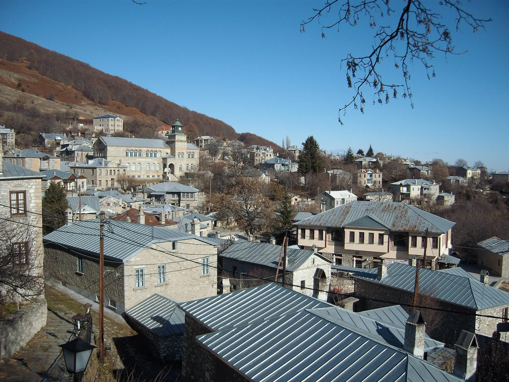 Photo showing: View of Nymphaio, Florina from village's church