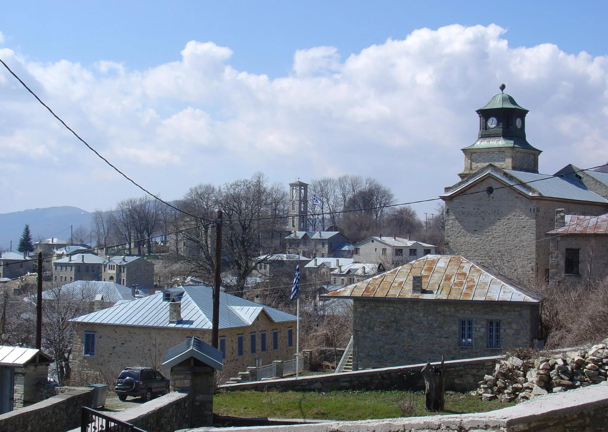 Photo showing: View of the Nymfaio (Νυμφαίο) village, Florina, Greece.