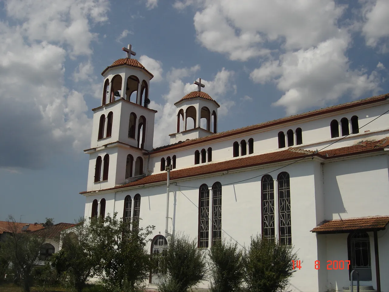 Photo showing: The main church in Aronas.