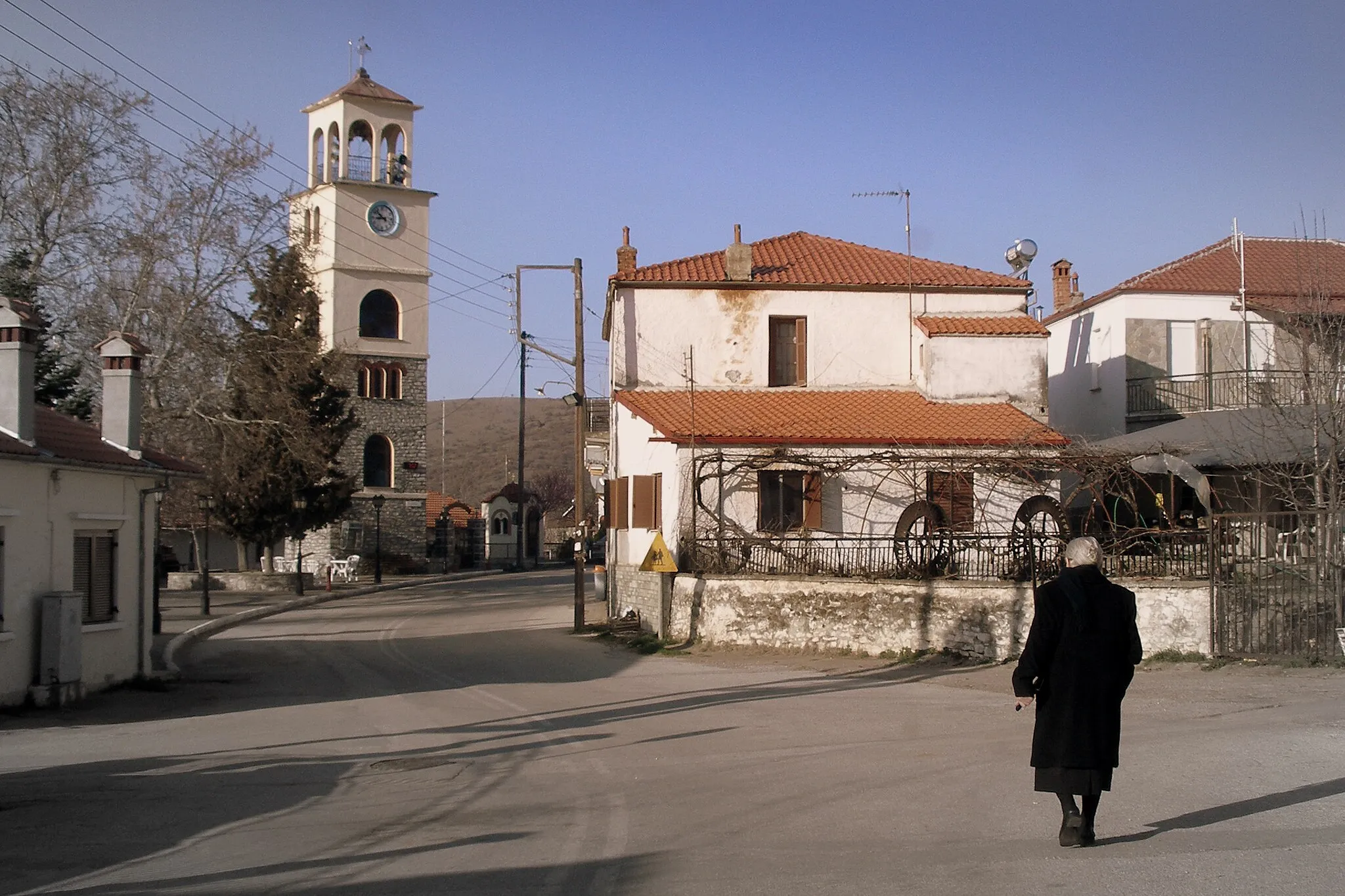 Photo showing: Village of Pelekanos (Pelka) - Central Square