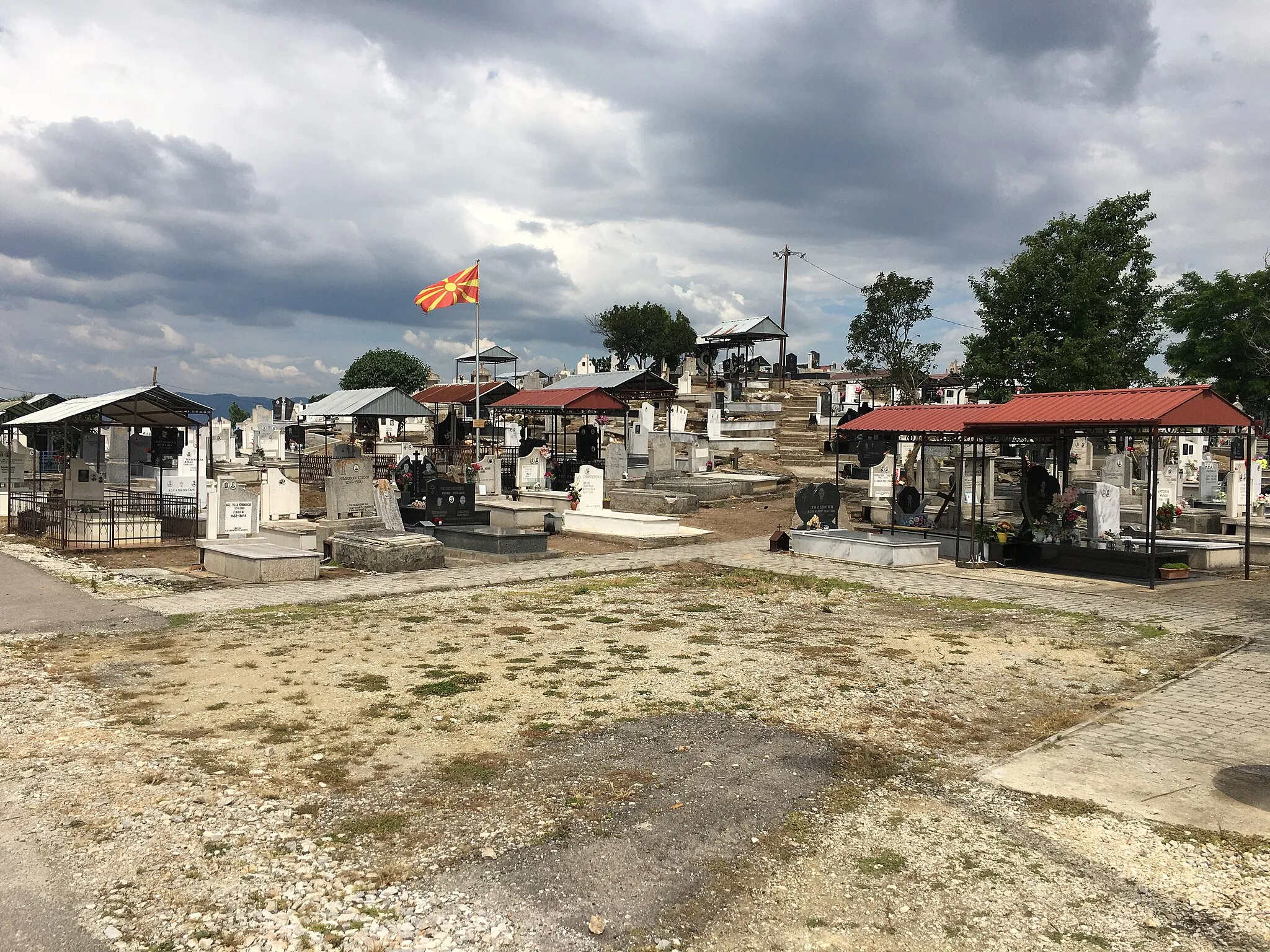 Photo showing: Cemetery in the village of Novaci