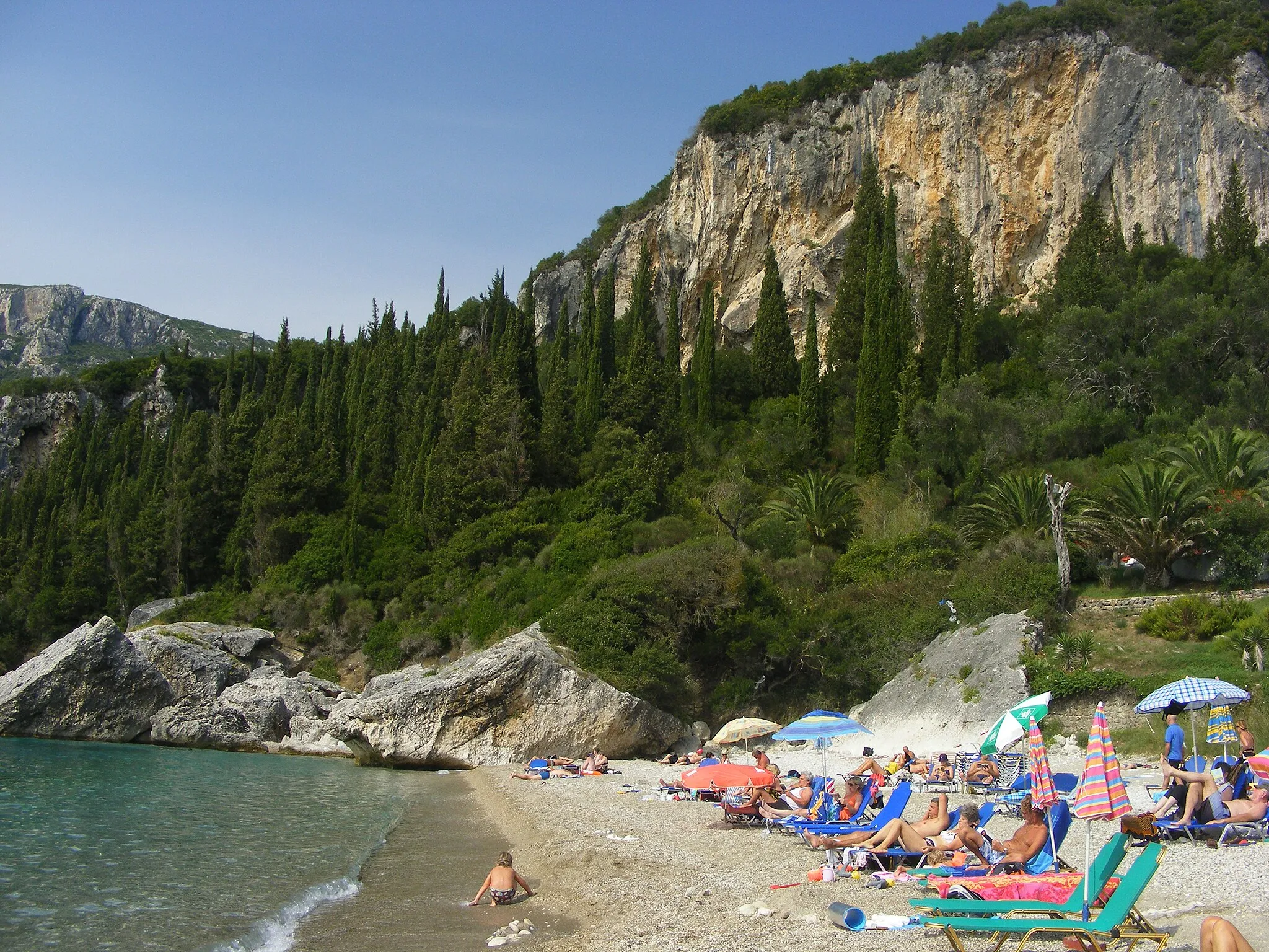 Photo showing: Corfu September 2009 - Liapades Beach