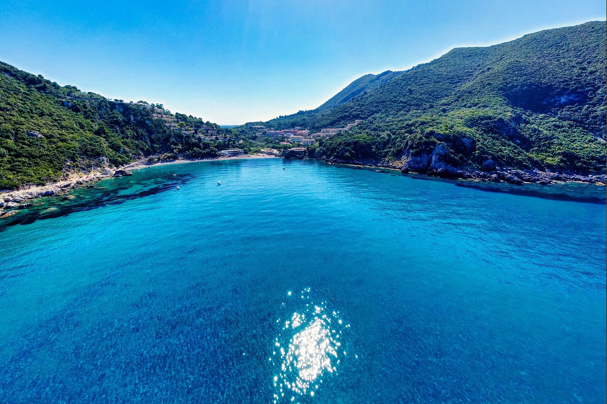 Photo showing: Ermones Beach (Corfu)