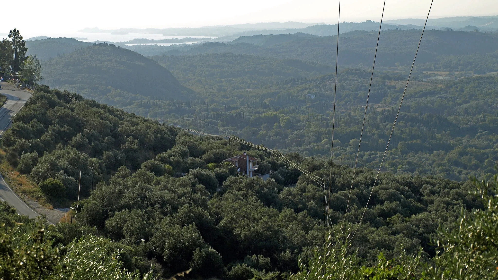 Photo showing: N.E. View to Corfu town