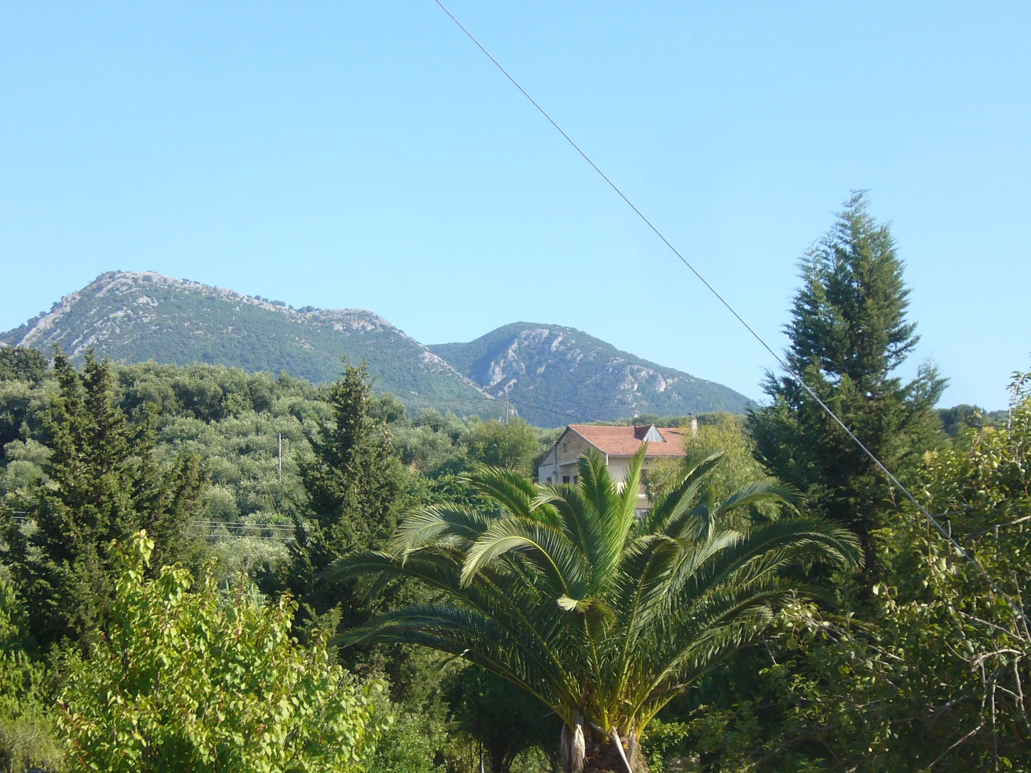 Photo showing: Acharavi village on the Greek island of Corfu.