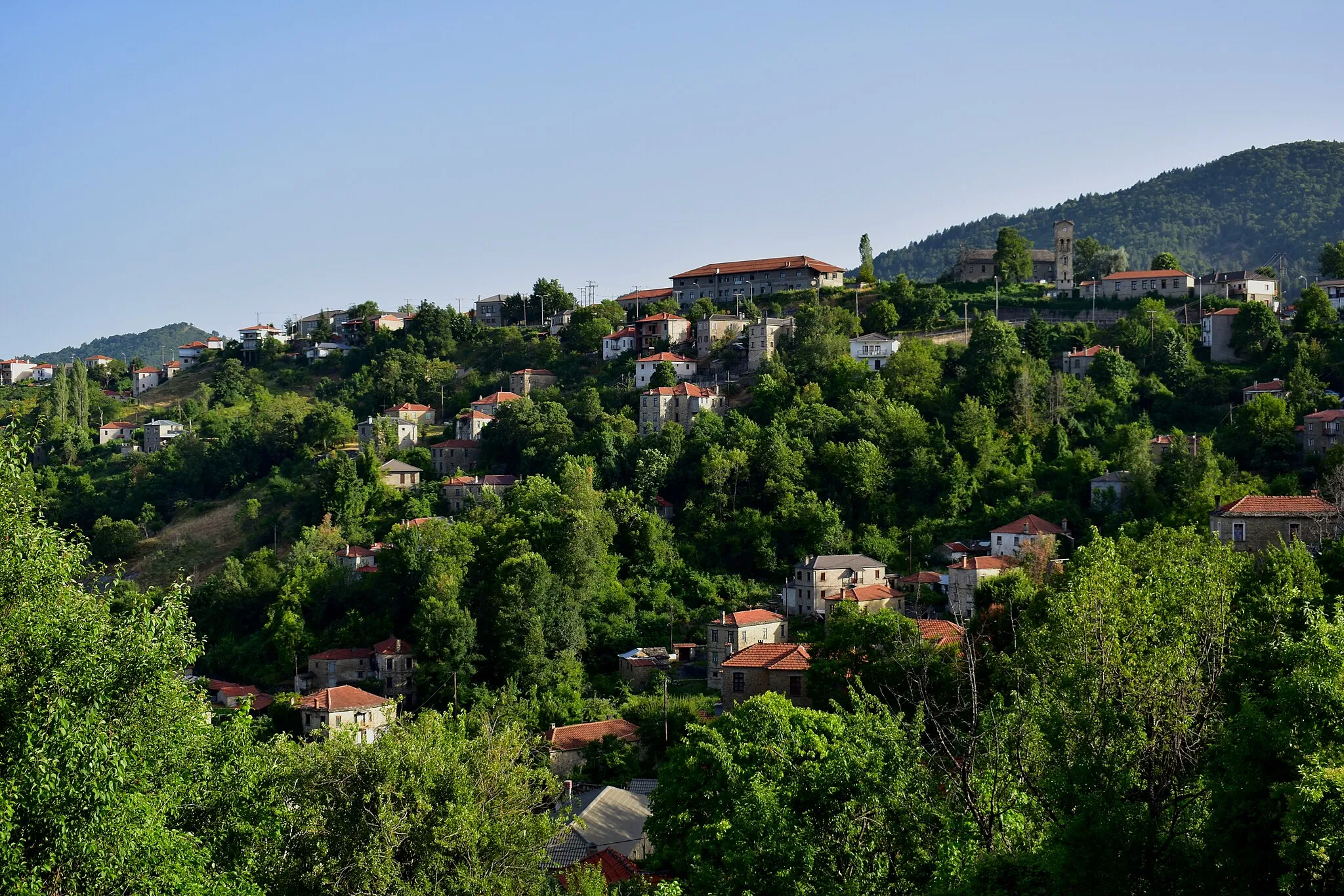 Photo showing: Overview of Pentalofos, Kozani