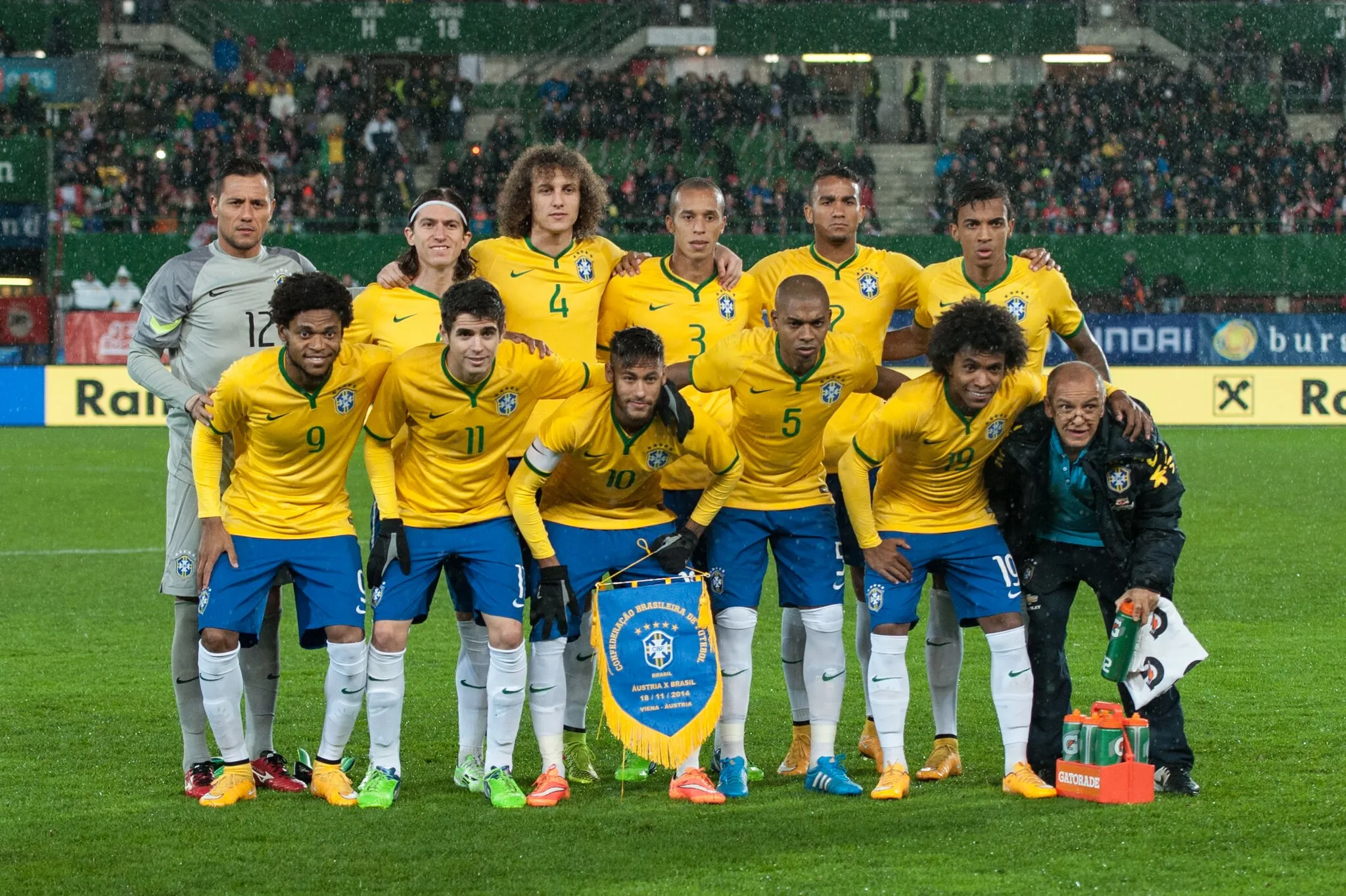 Photo showing: International Friendly Austria - Brazil November 18, 2014