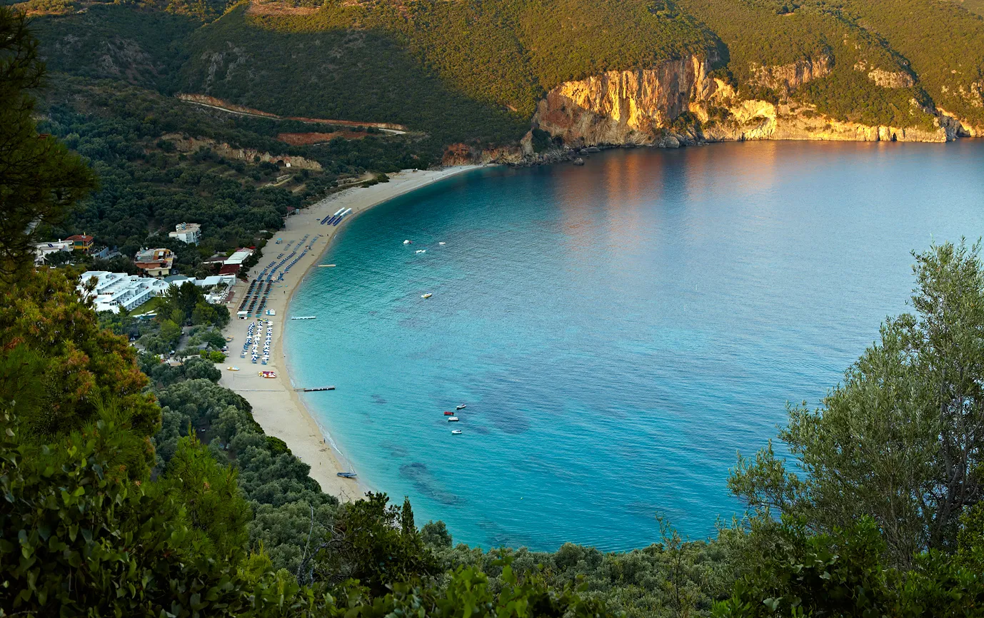 Photo showing: Parga Lichnos beach, Resort, Ionian Sea
