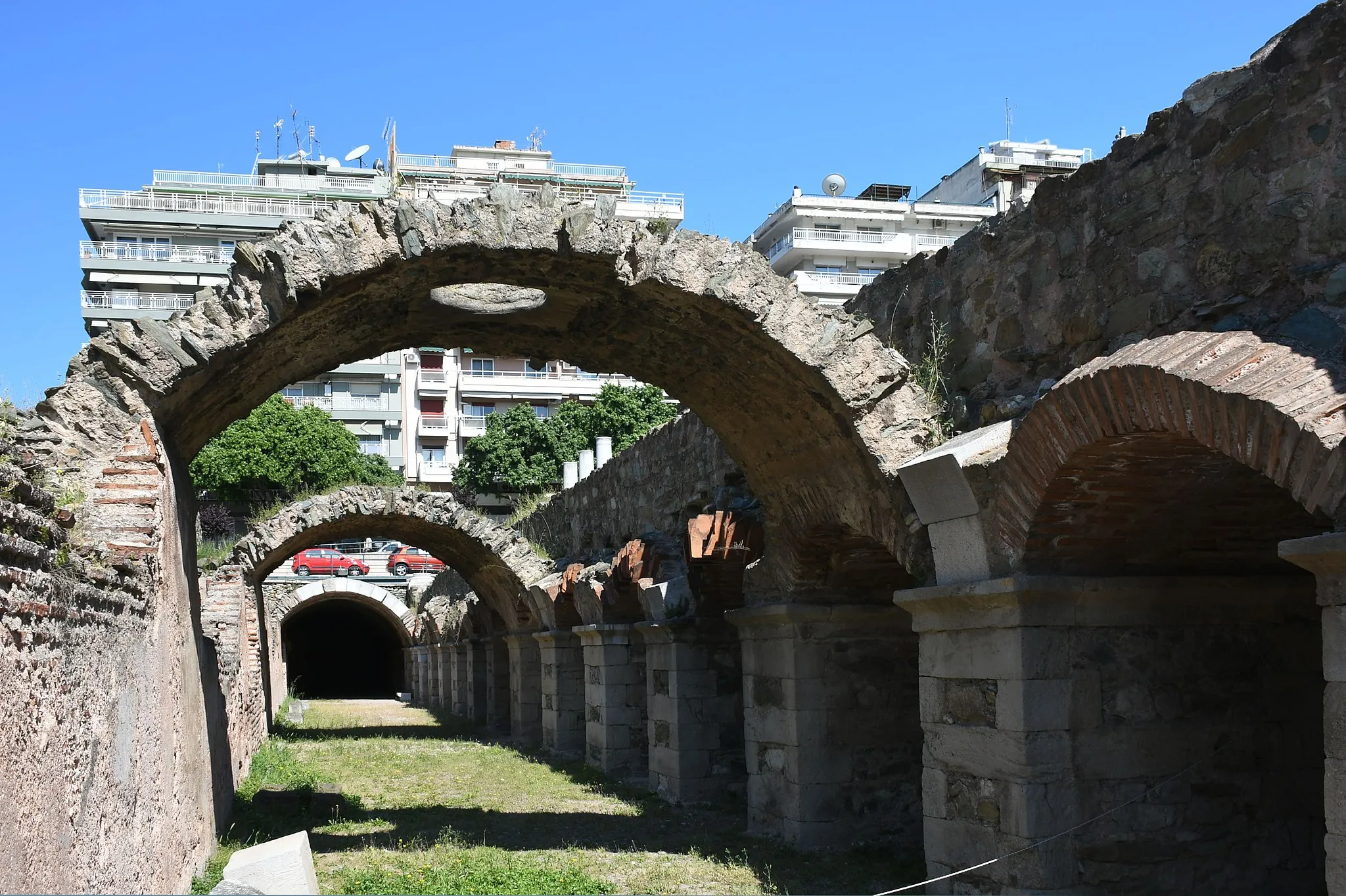 Photo showing: Thessaloniki, Antike Agora - Forum Romanum