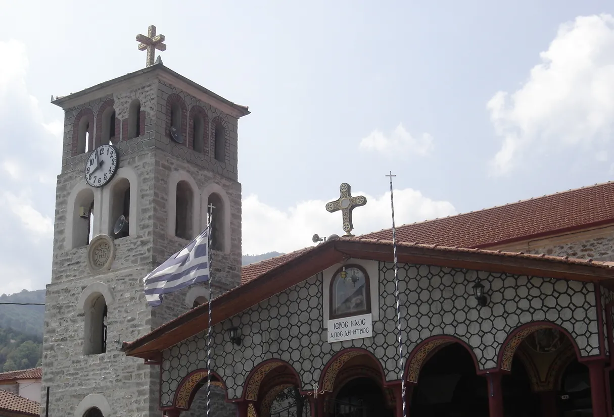 Photo showing: Agios Dimitrios. Church of St. Dimitrios.