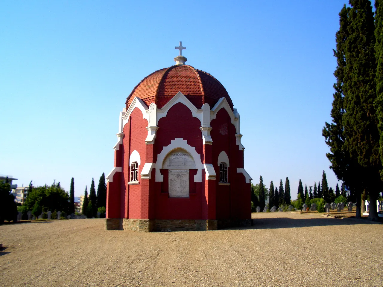 Photo showing: Allied Memorial Park of  Zeitenlik in Salonica.