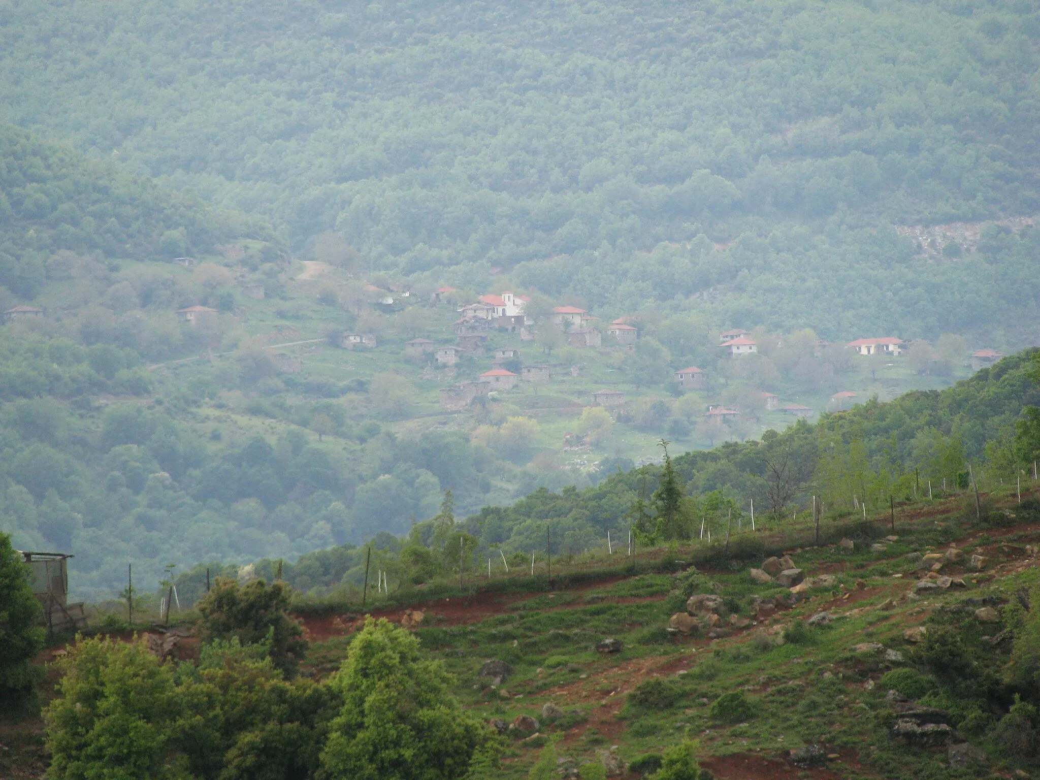 Photo showing: Село Корнишор, Воденско, Гърция.