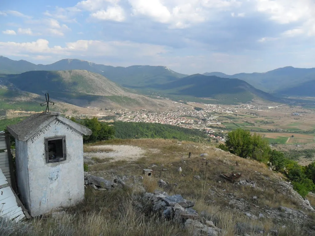 Photo showing: View of Nevrokopi from propher Elias peak