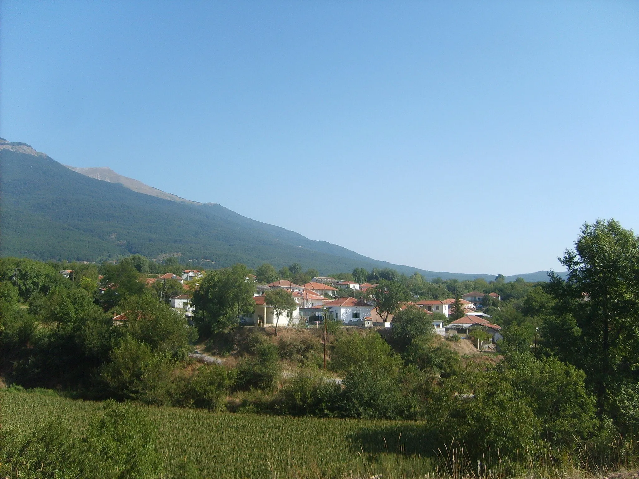 Photo showing: The village Langadia, Almopia, Greece