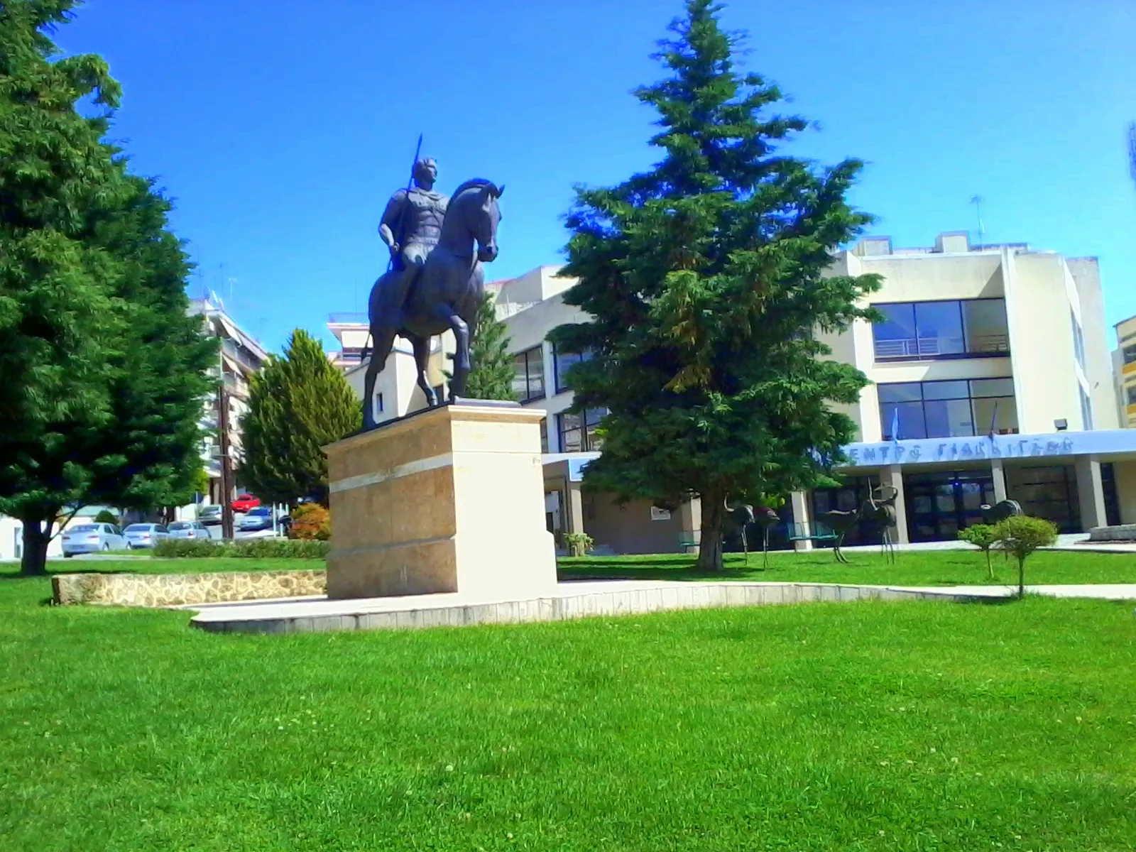 Photo showing: Alexander the Great Statue Giannitsa