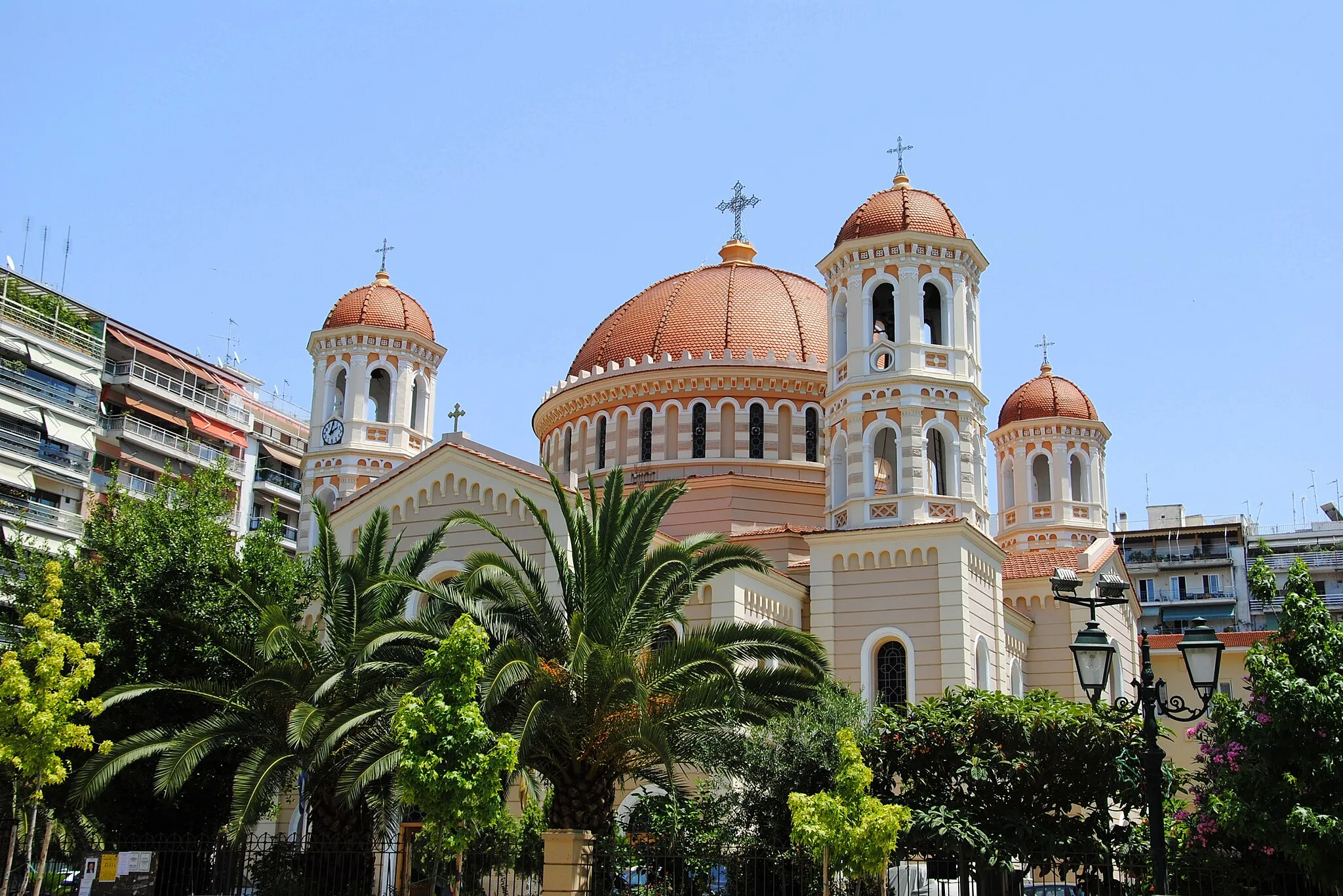 Photo showing: Metropolitan Church of Saint Gregorius Palamas. Thessaloniki, Greece