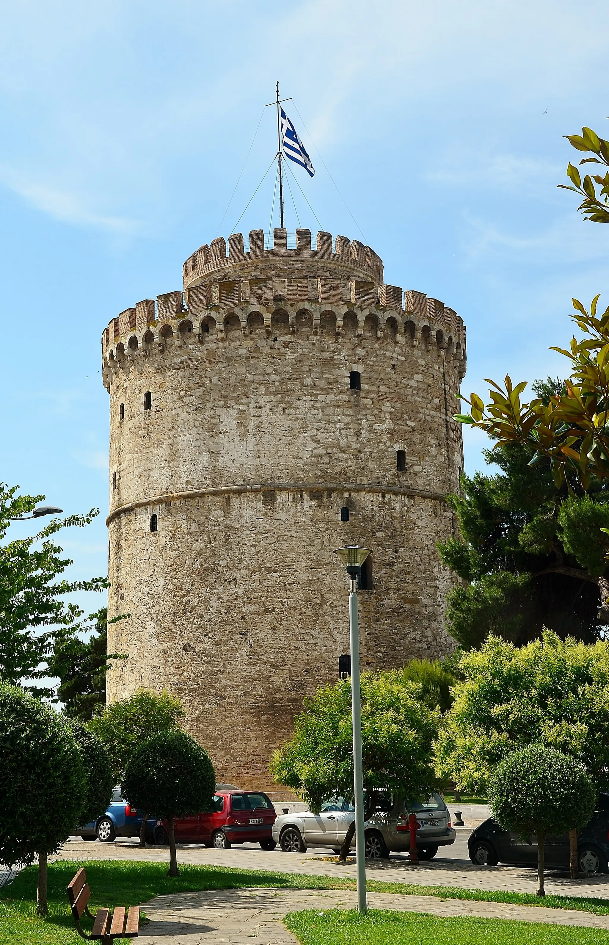 Photo showing: White Tower in Thessaloniki