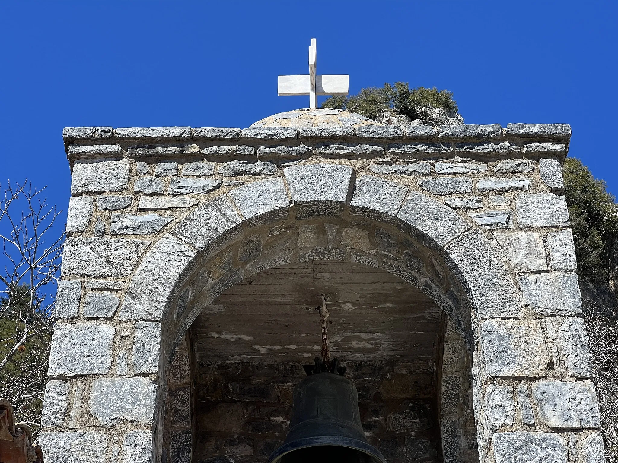 Photo showing: Chapelle dans les hauteurs de Chrysovítsi, Tripoli.