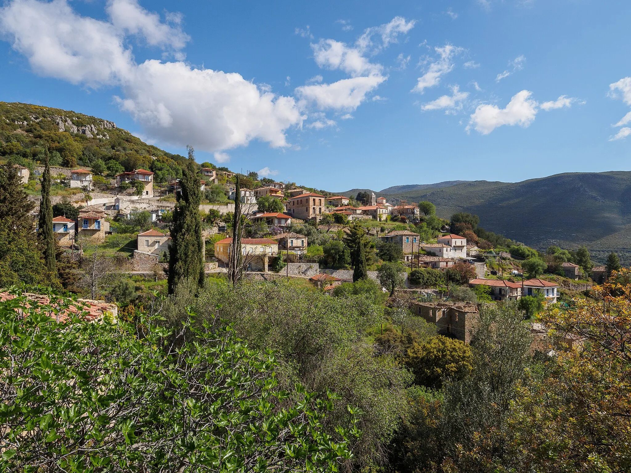 Photo showing: View of Kalloni, Laconia.