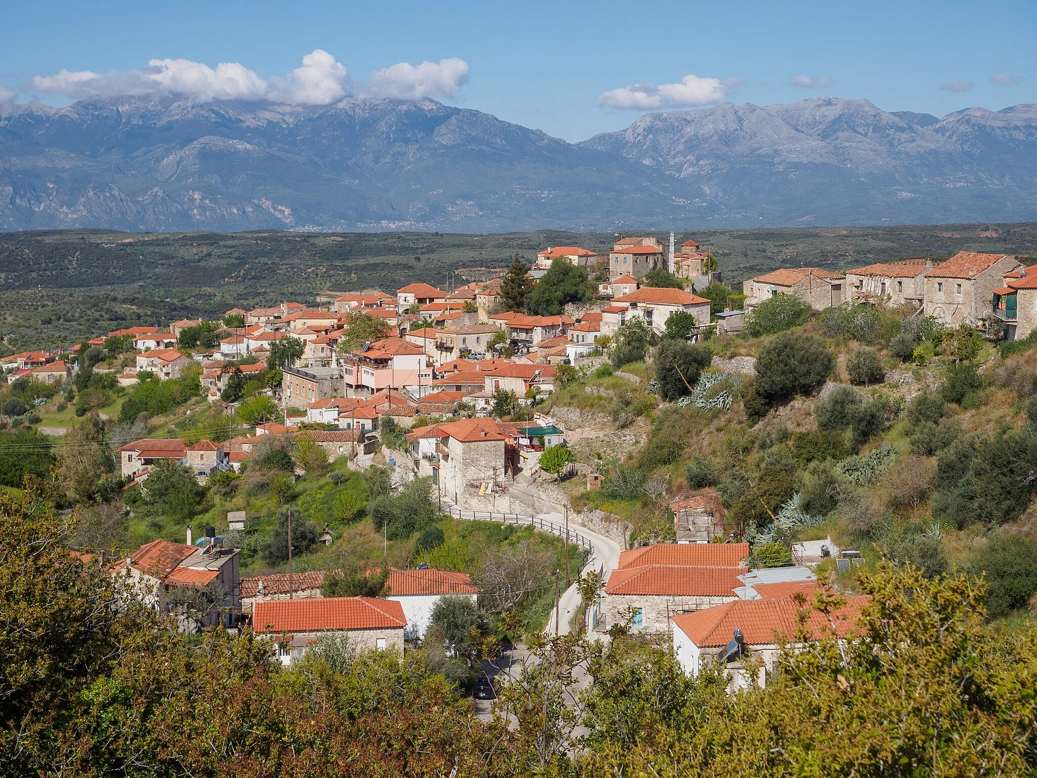 Photo showing: View of Chrysafa, Lakonia.