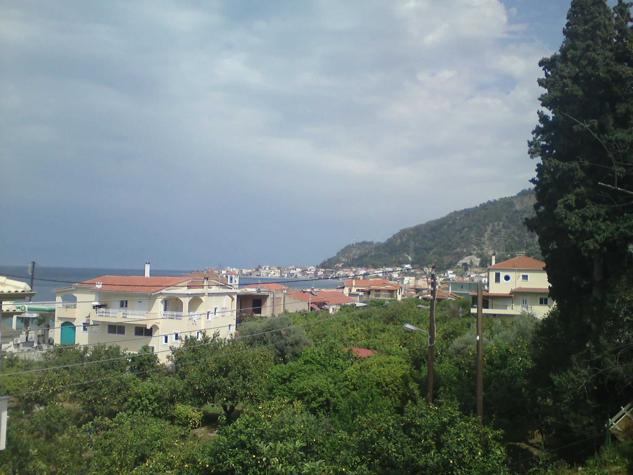 Photo showing: View of Derveni village in Korinthia prefecture, Greece