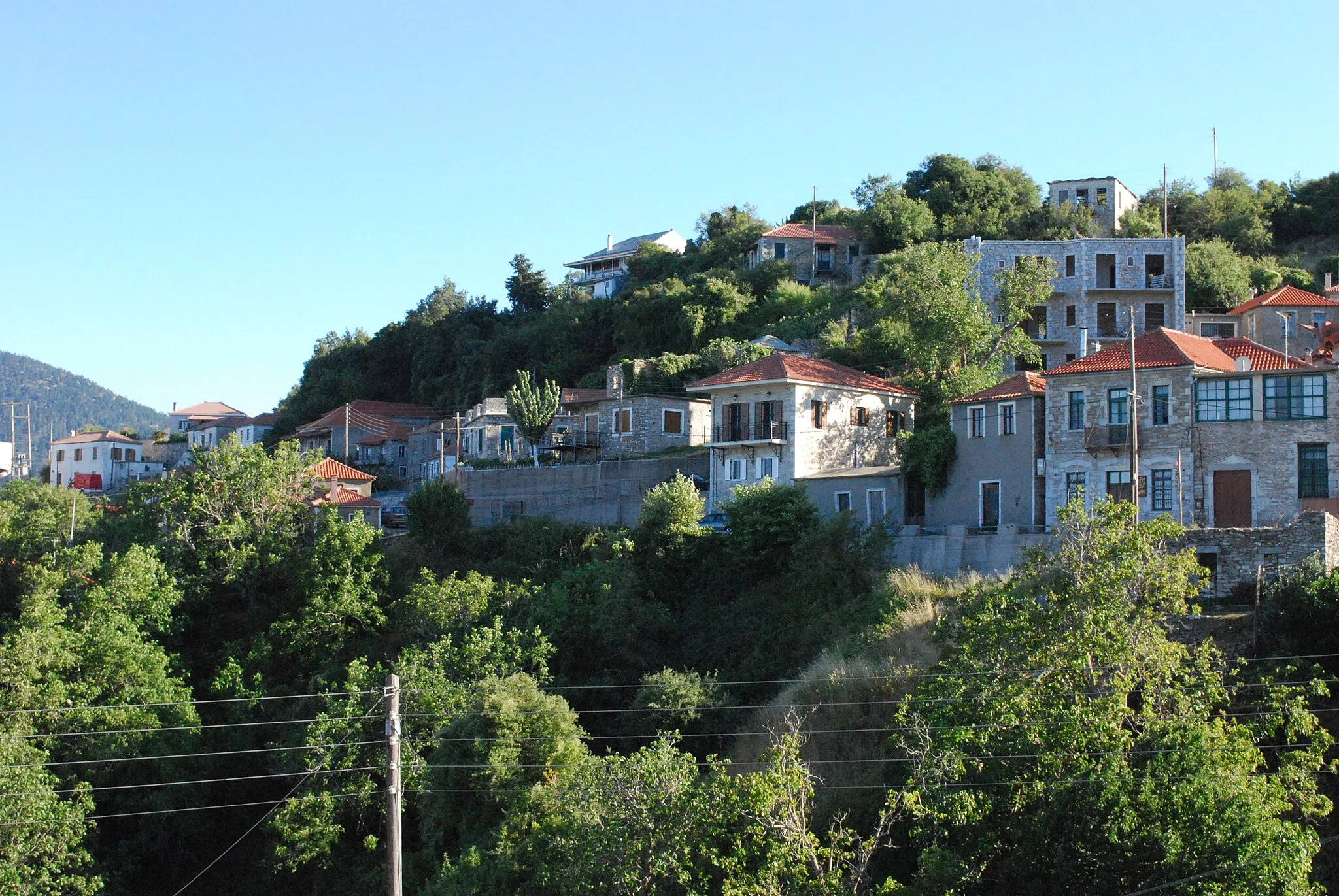 Photo showing: View of Kosmas (Κοσμάς) in Arcadia, Greece.