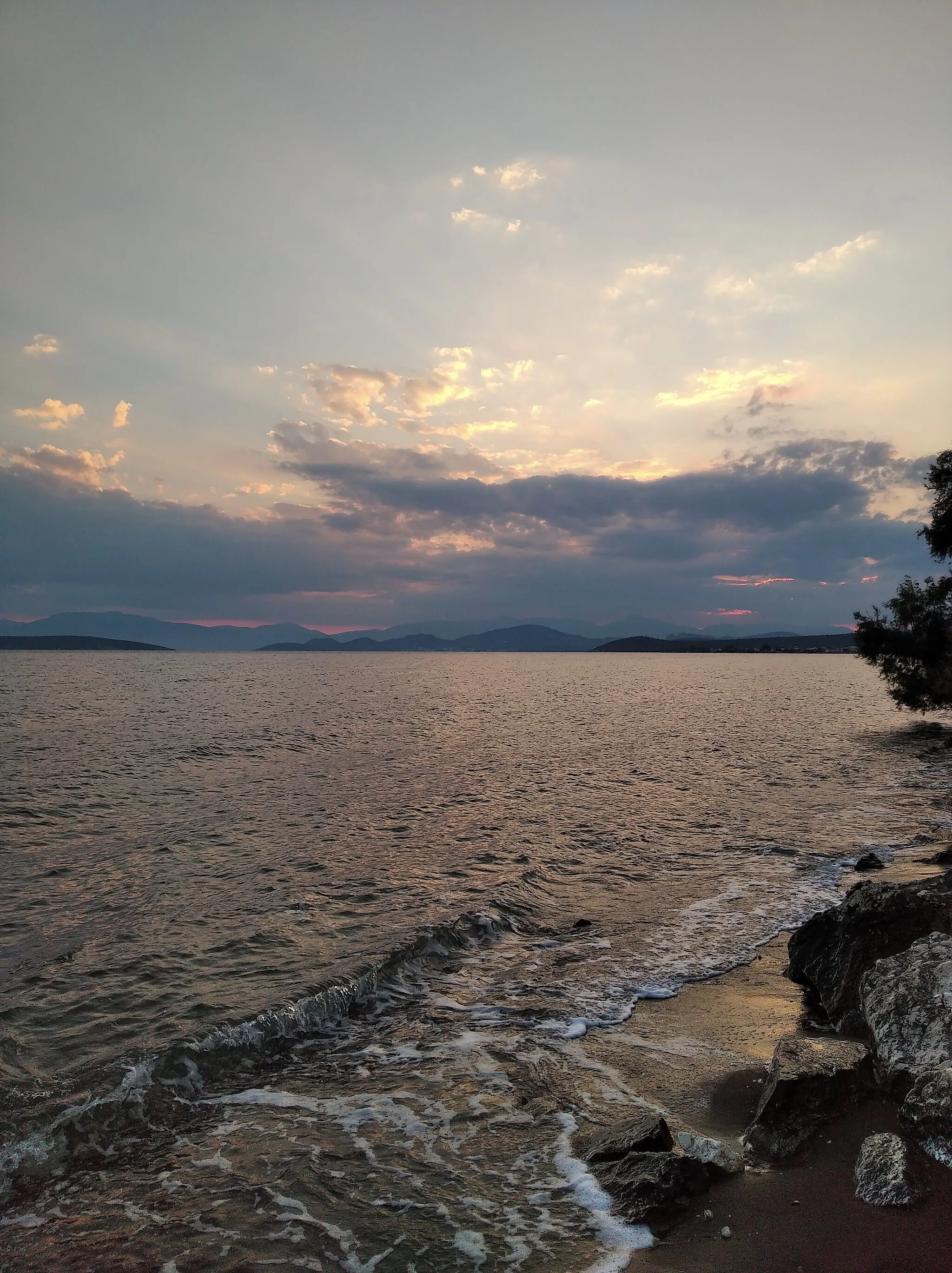 Photo showing: Sunset in Kantia beach of Argolis.