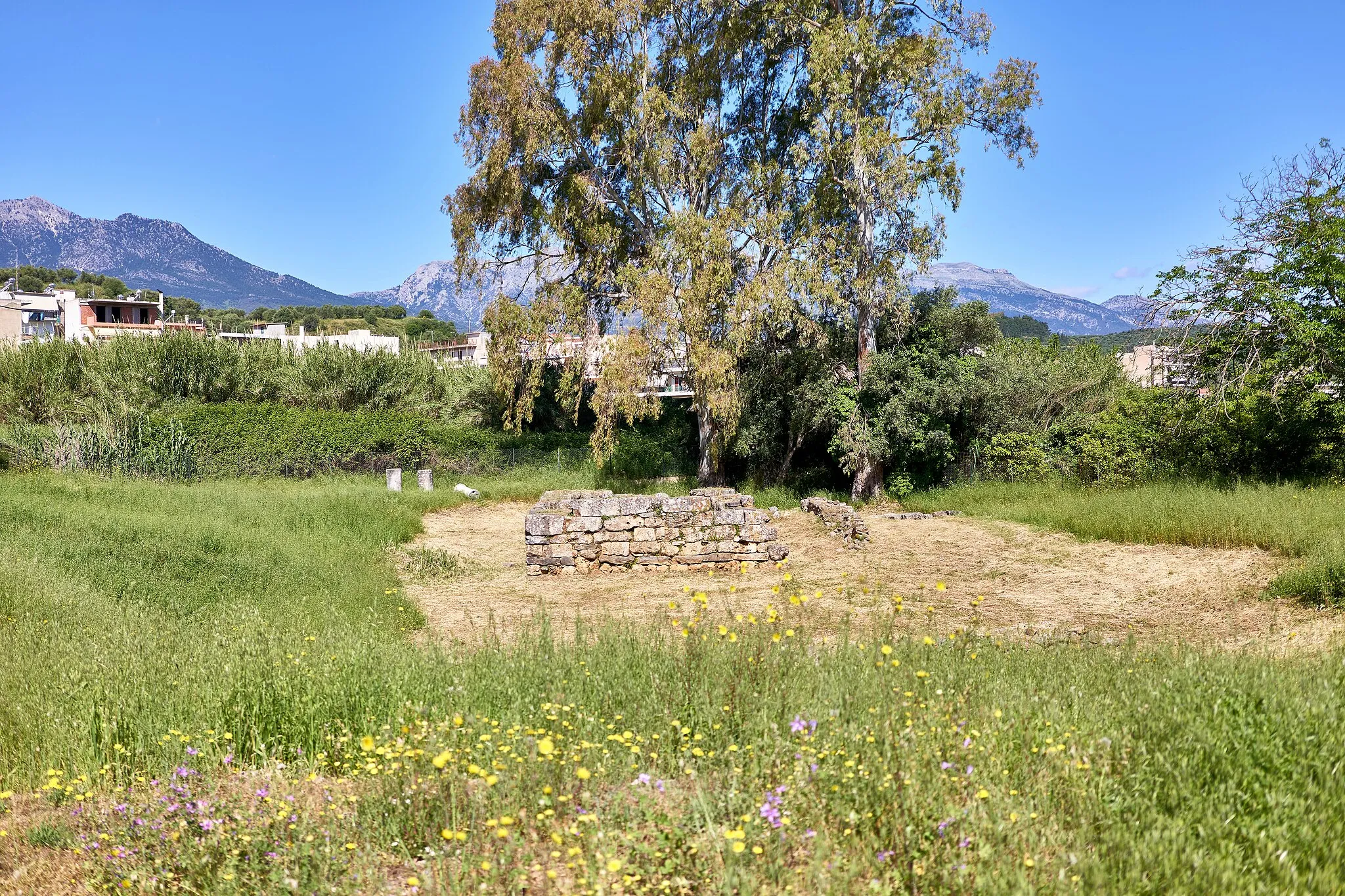 Photo showing: The remains of the Temple of Artemis Orthia in Sparta. Laconia, Greece.
